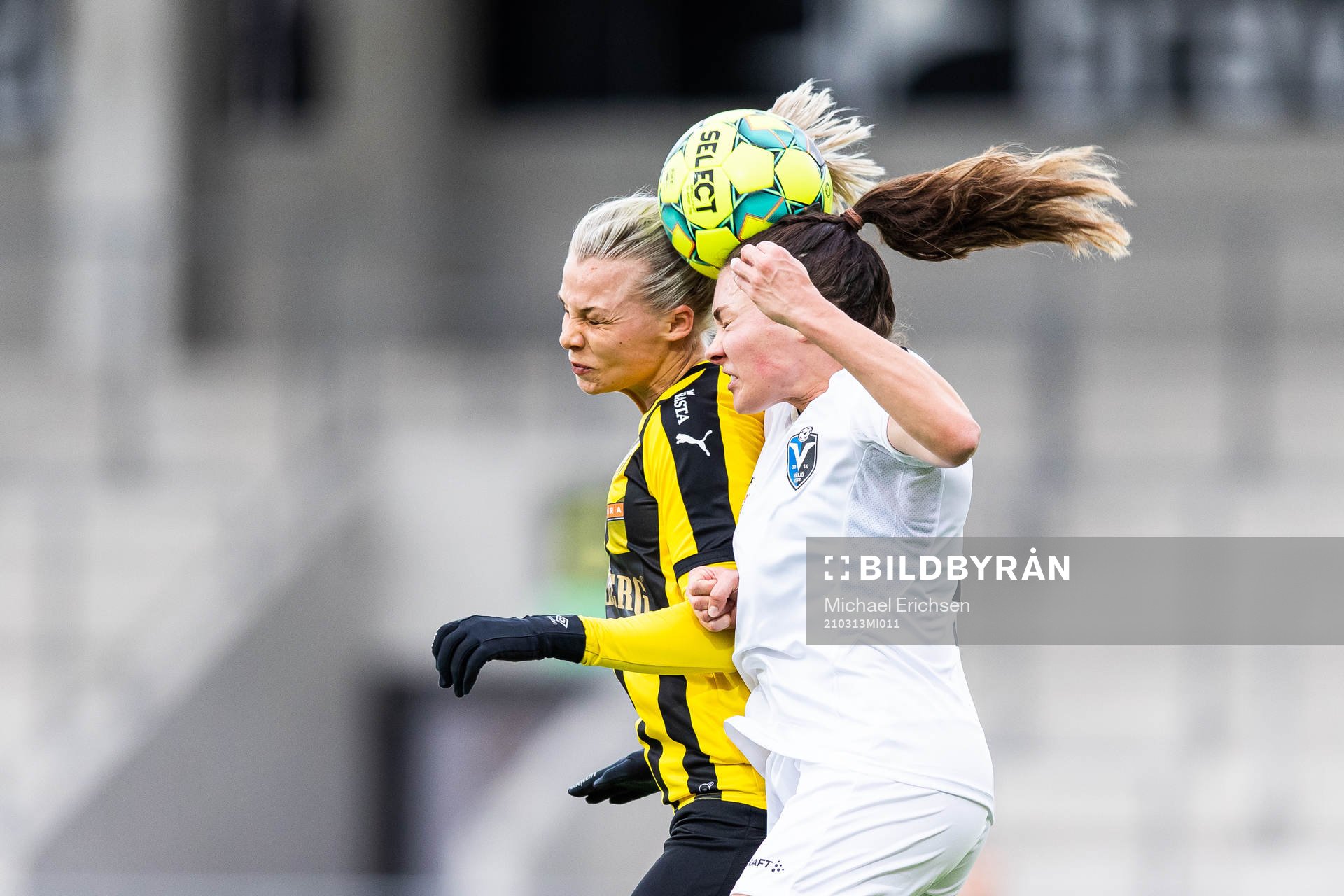 Häckens Lotta Ökvist och Växjös Madeline Gotta