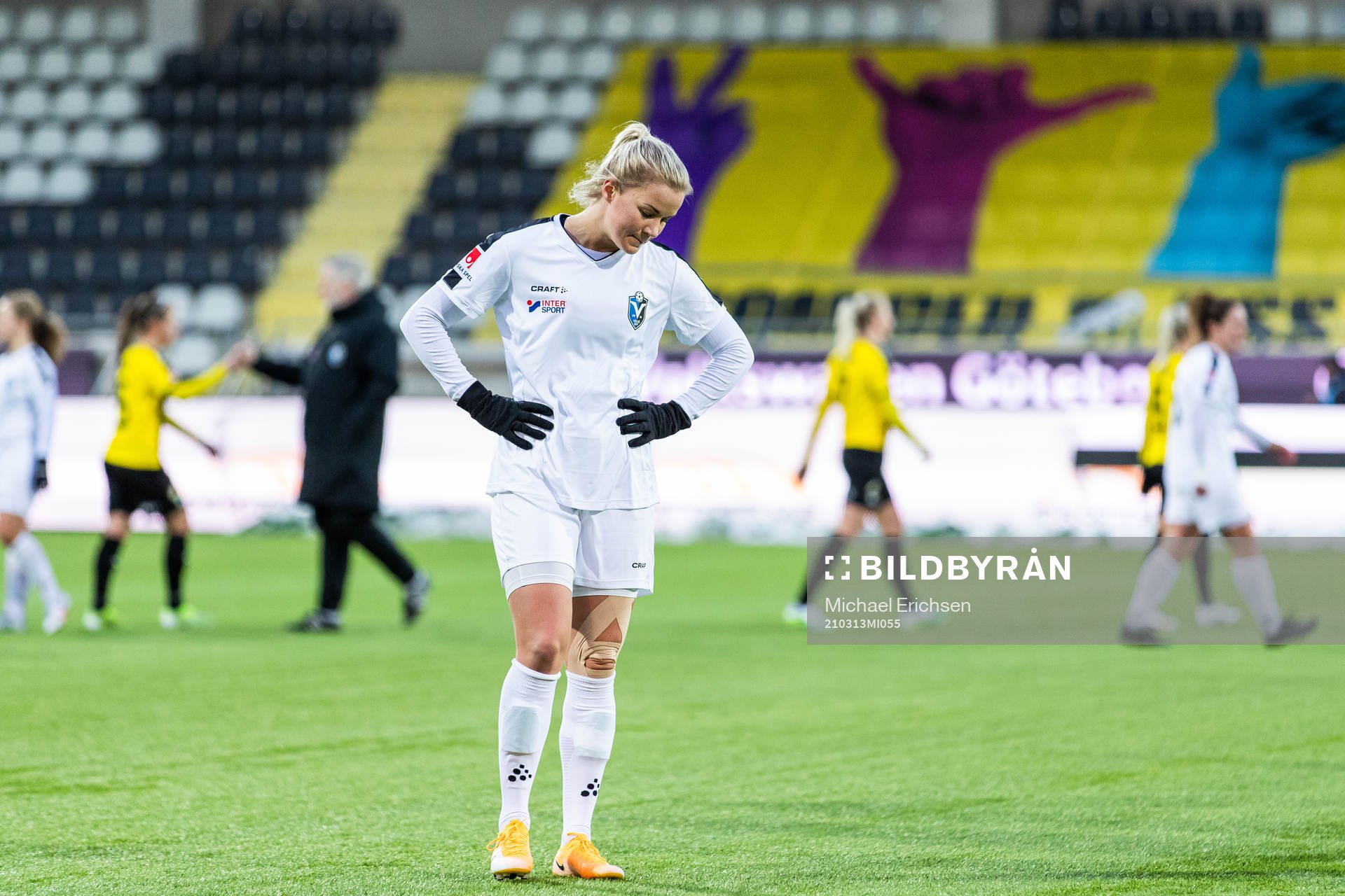Växjös Amanda Johnsson Haahr deppar