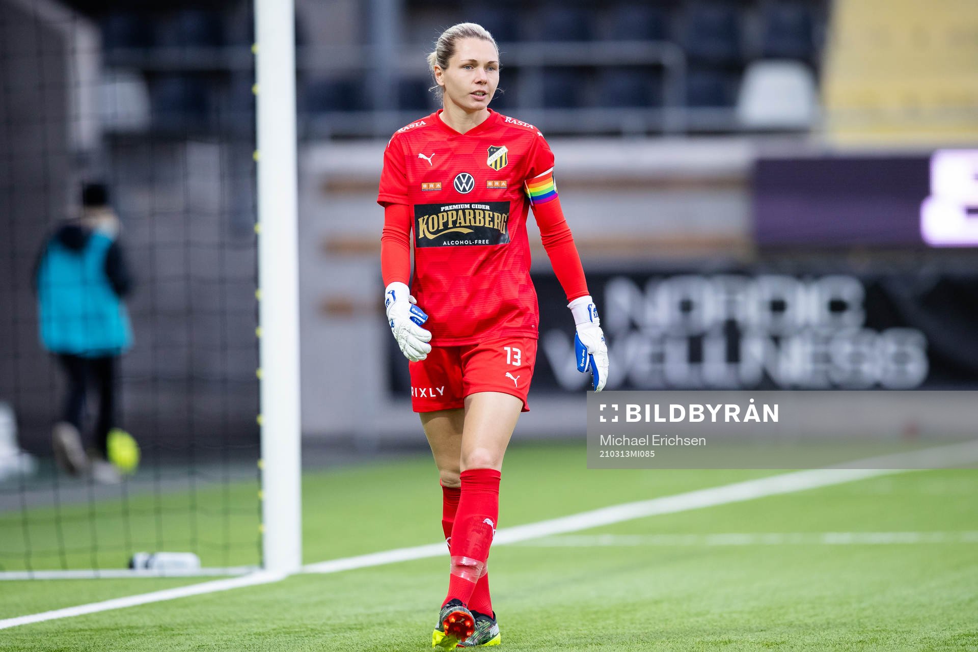 Häckens målvakt Jennifer Falk