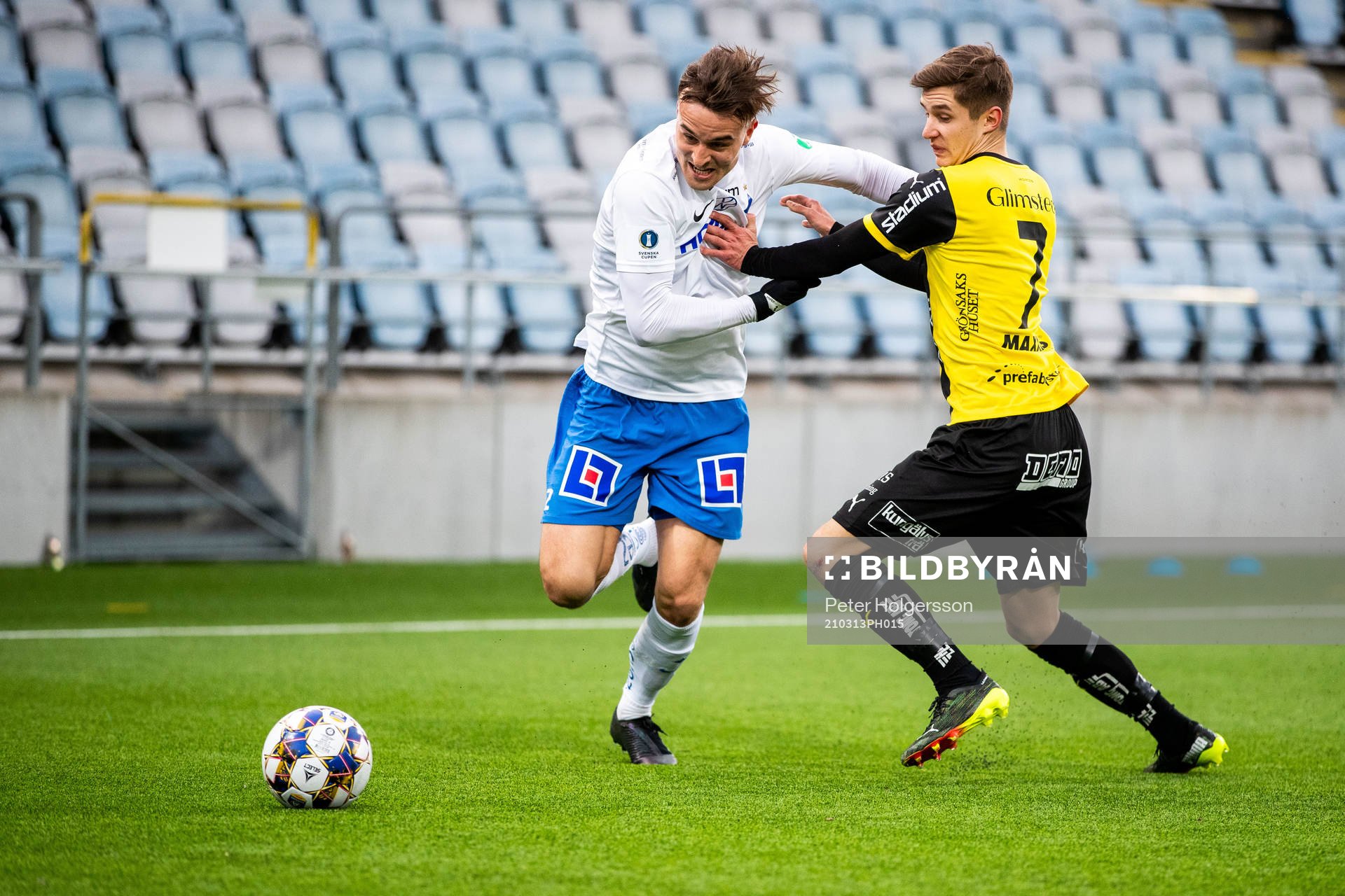 IFK Norrköpings Henrik Castegren och Häckens Leo Bengtsson