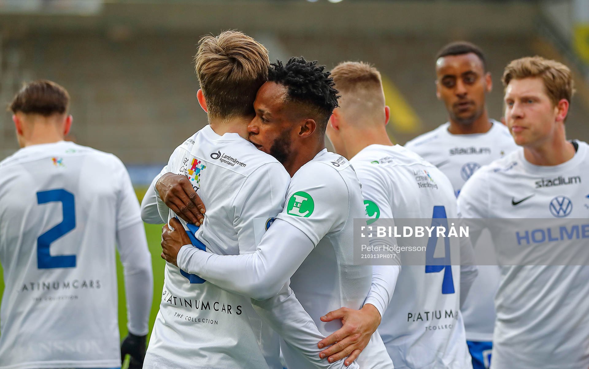 IFK Norrköpings Samuel Adegbenro jublar