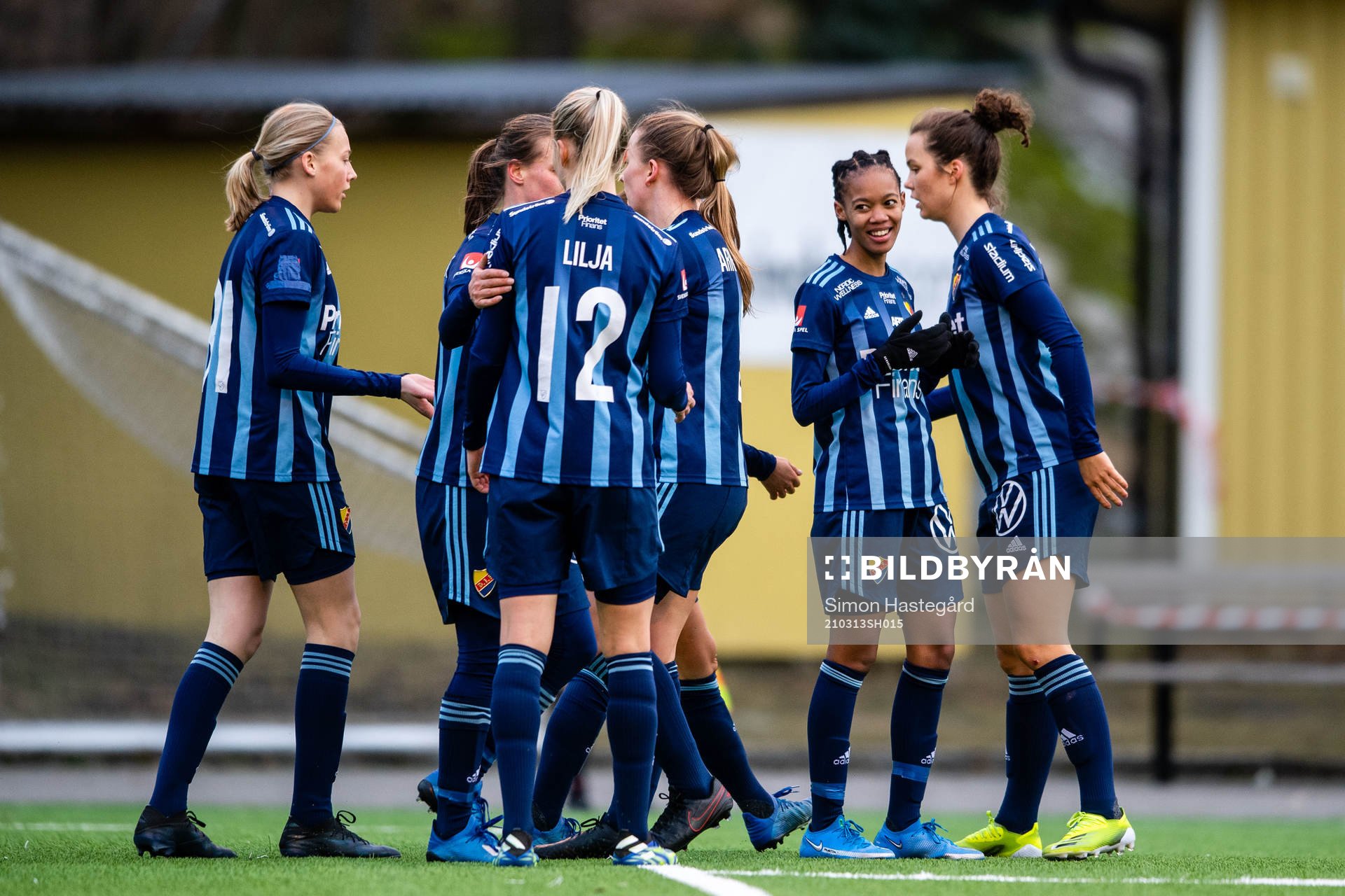 Djurgårdens spelare jublar