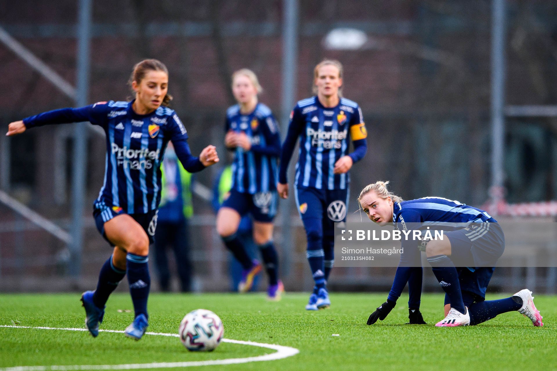 Djurgårdens Tilde Lindwall och Fanny Lång
