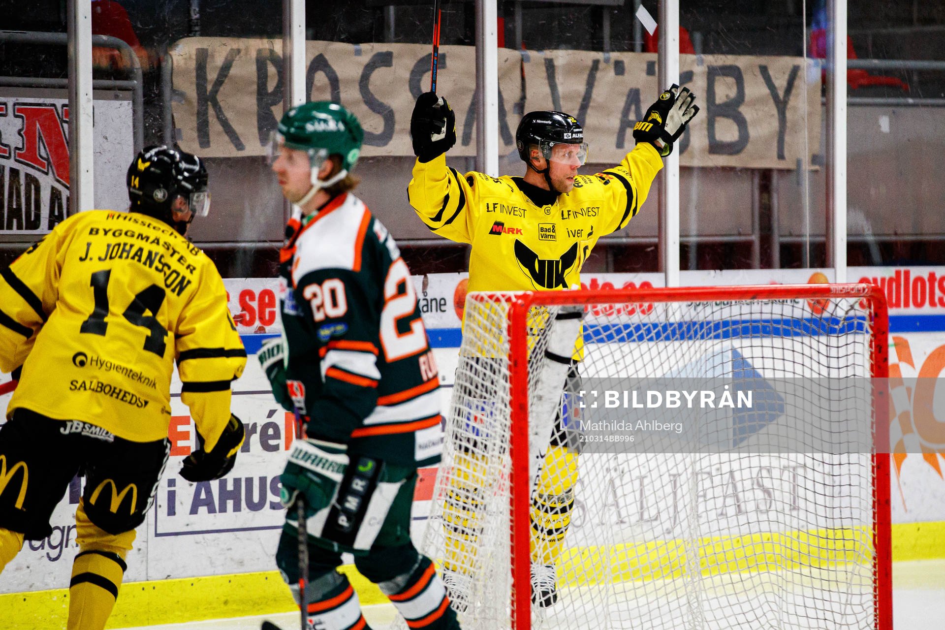 Västerås Fredrik Johansson jublar