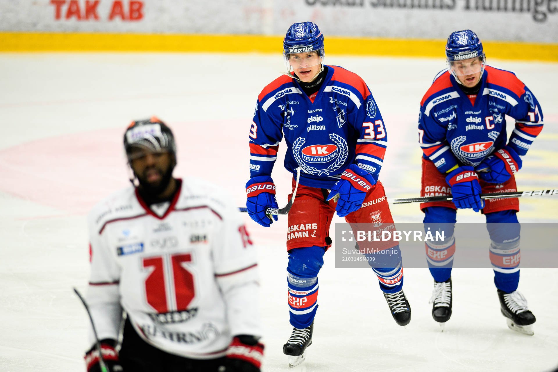Oskarshamns Filiph Engsund jublar med Jonas Engström