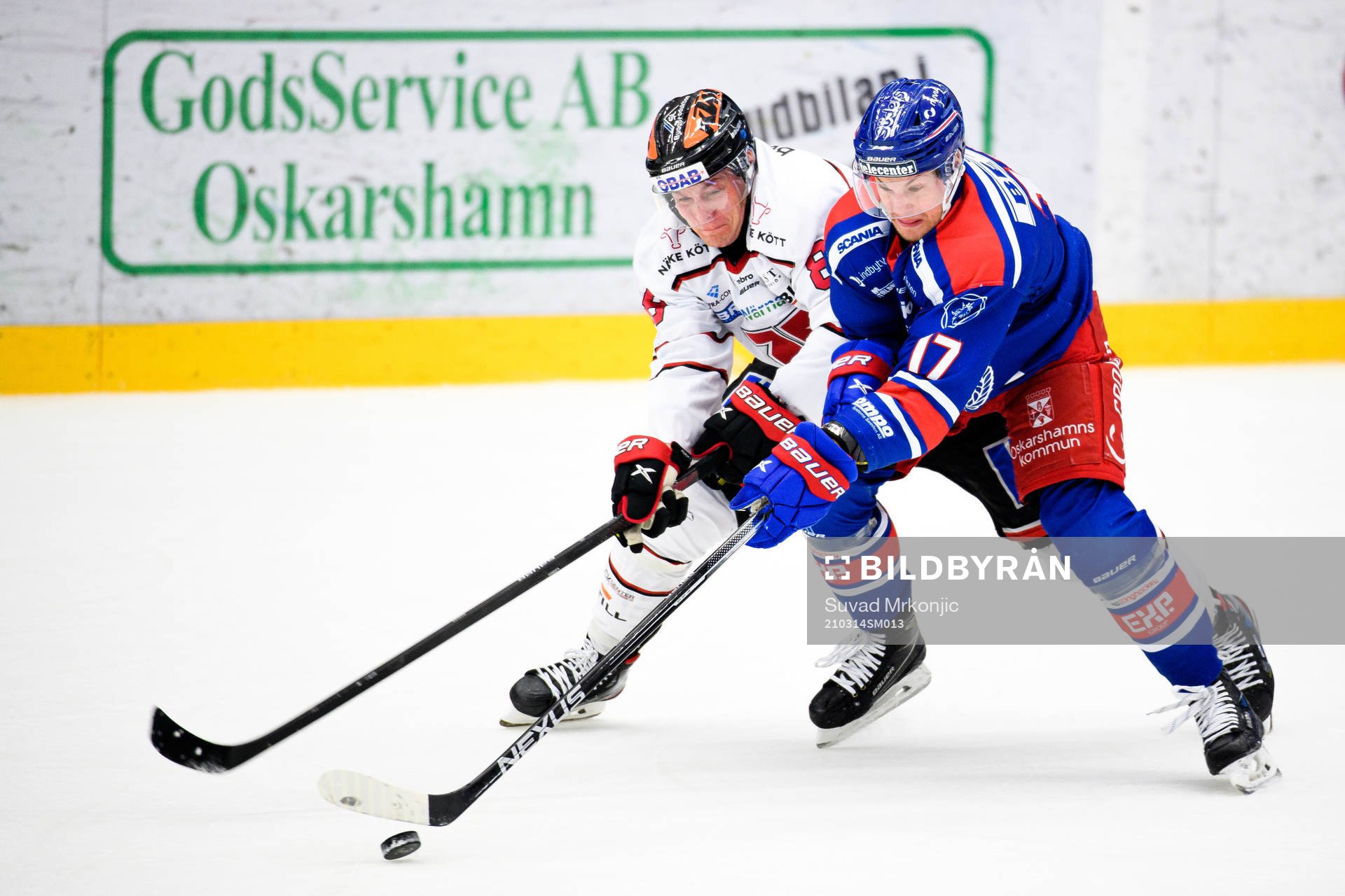 Oskarshamns Jonas Engström och Örebros Joonas Rask