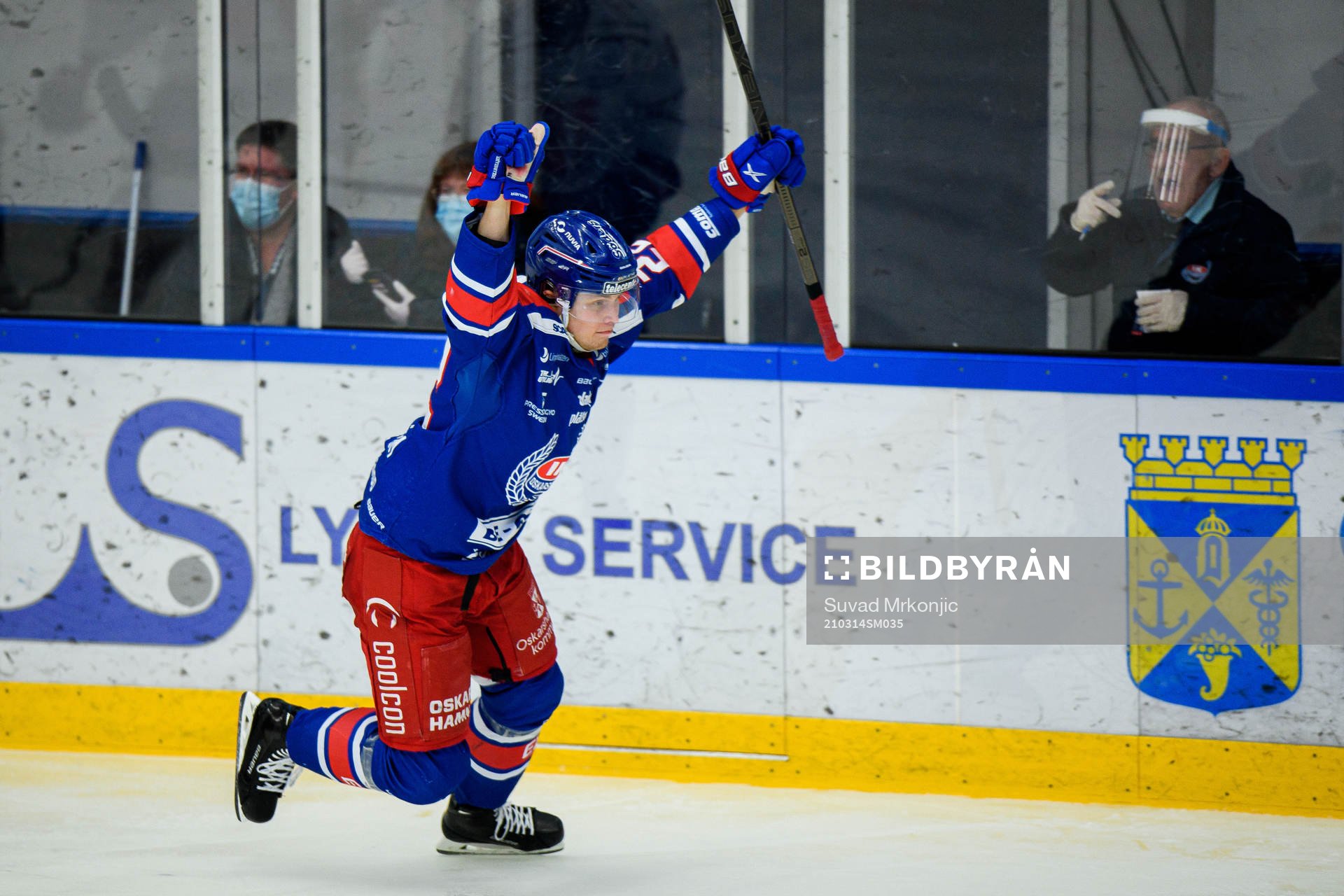 Oskarshamns John Dahlström jublar