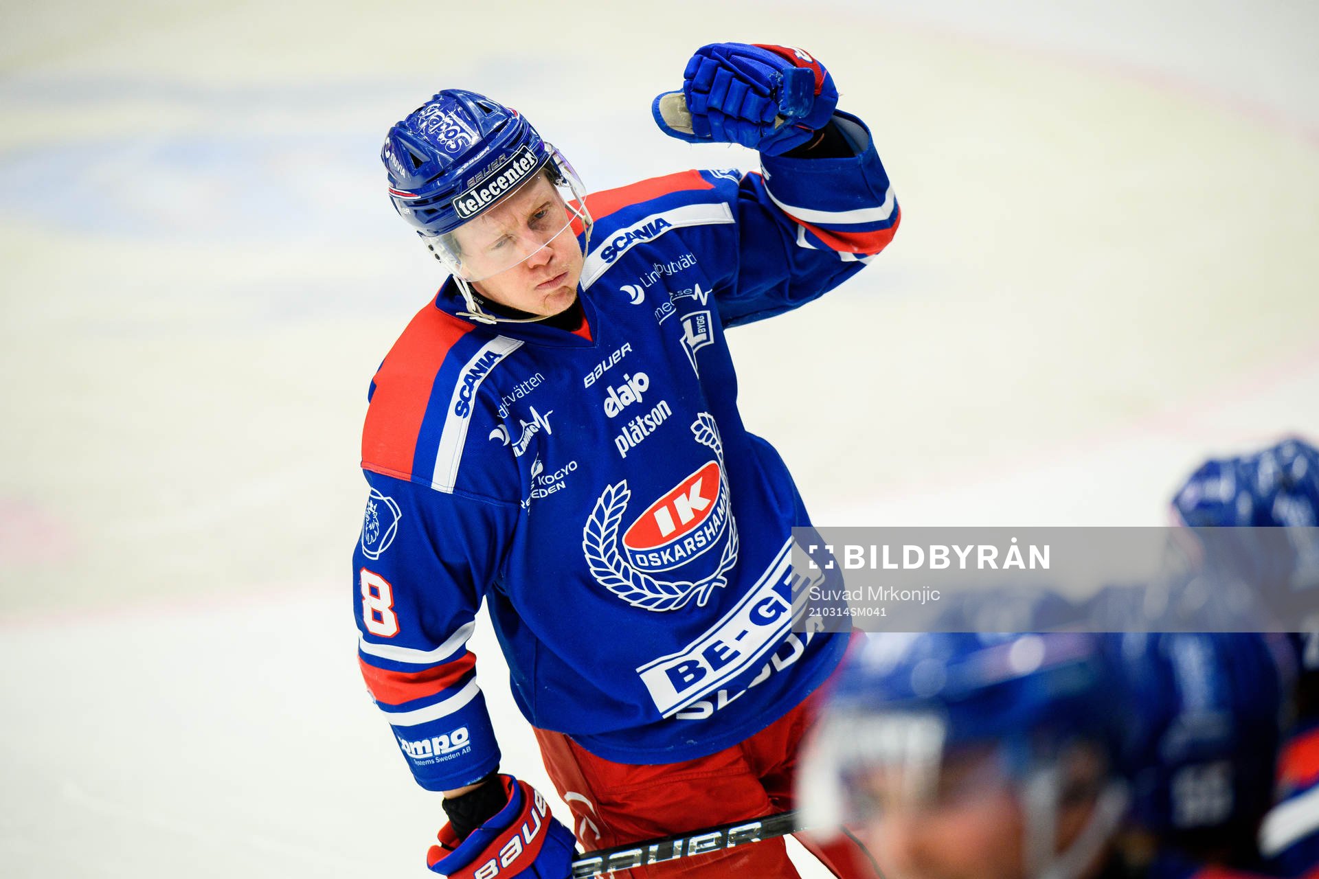 Oskarshamns Fredrik Olofsson jublar