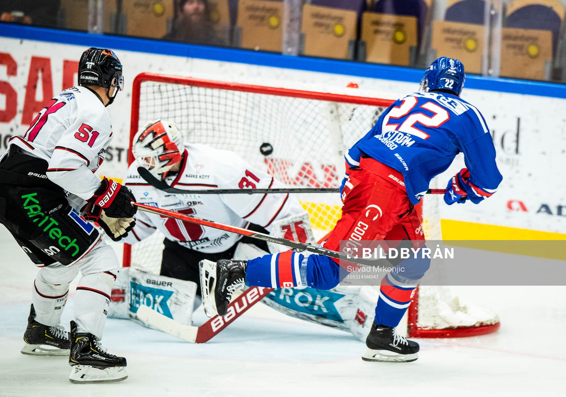 Oskarshamns John Dahlström gör här 3-0