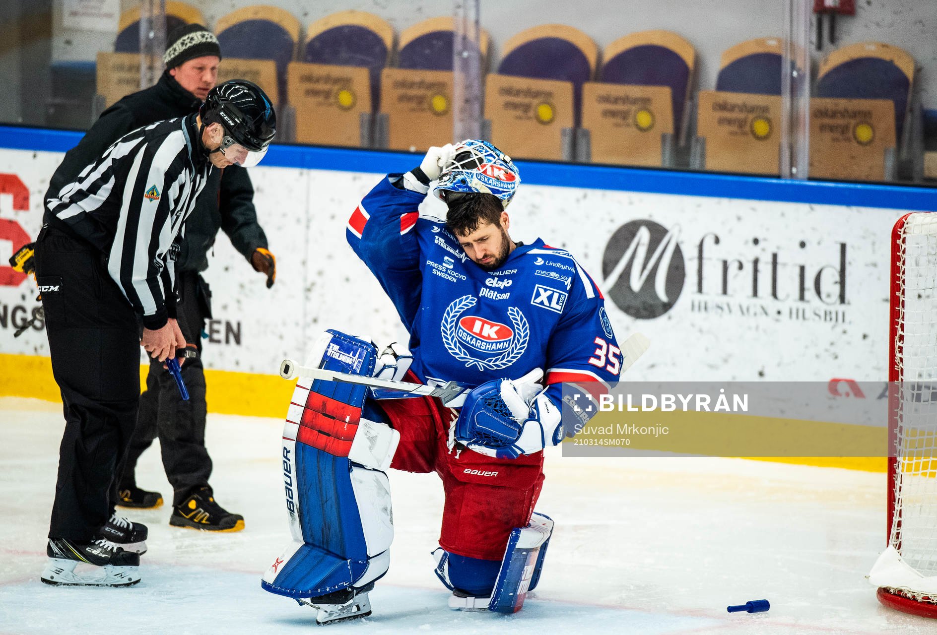 Oskarshamns målvakt Joe Cannata