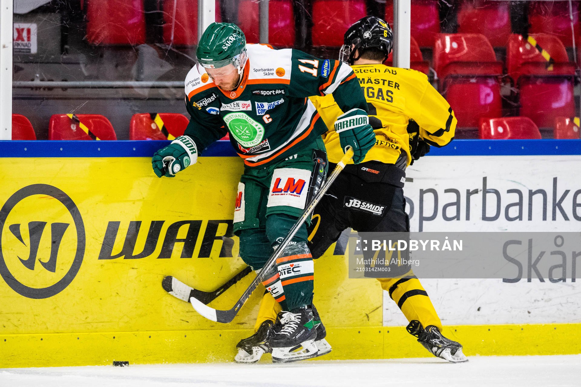 Kristianstads Fredrik Hansson och Västerås Gabriel Kangas