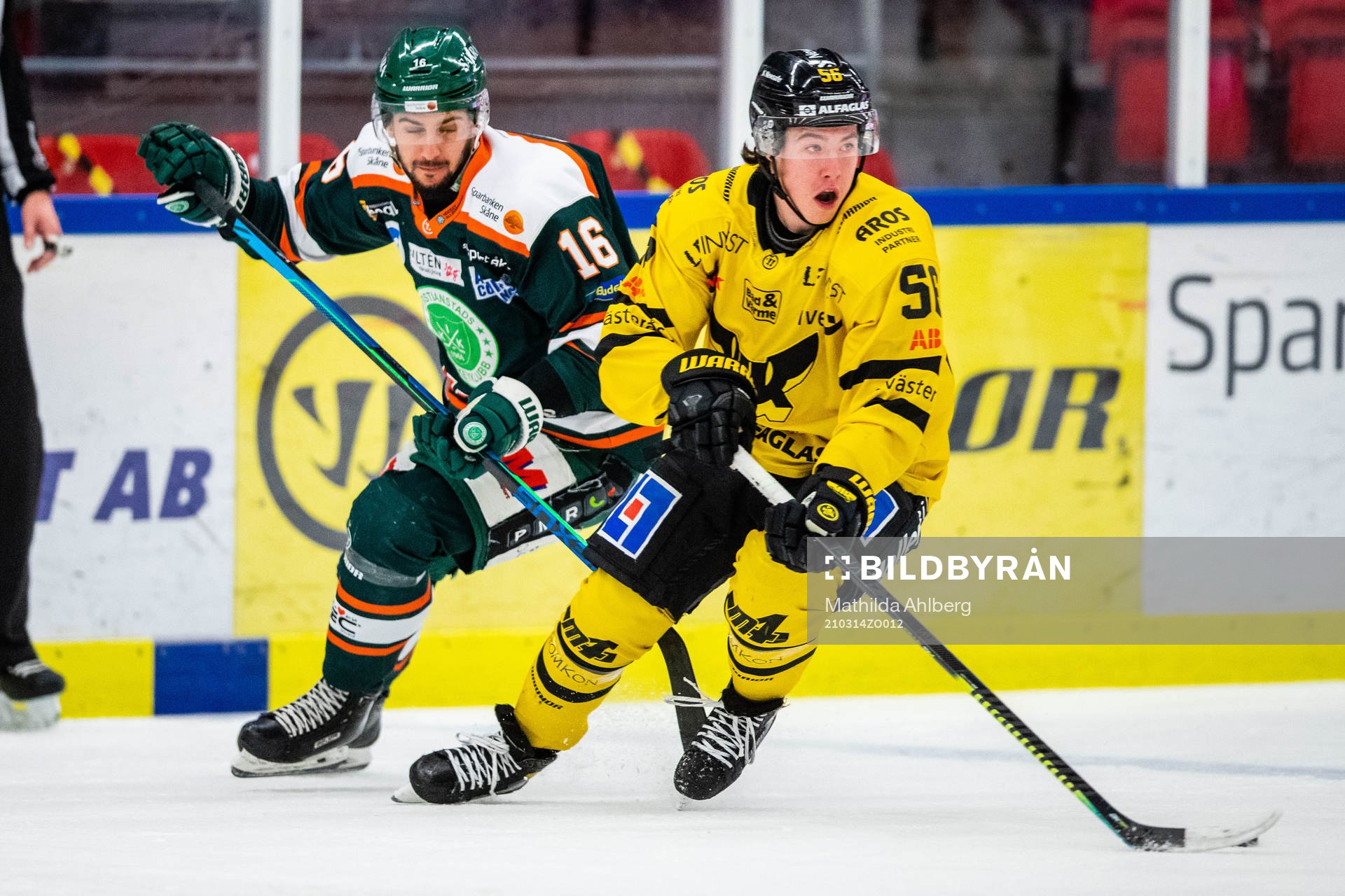 Kristianstads David Levin och Västerås Alexander Lunsjö