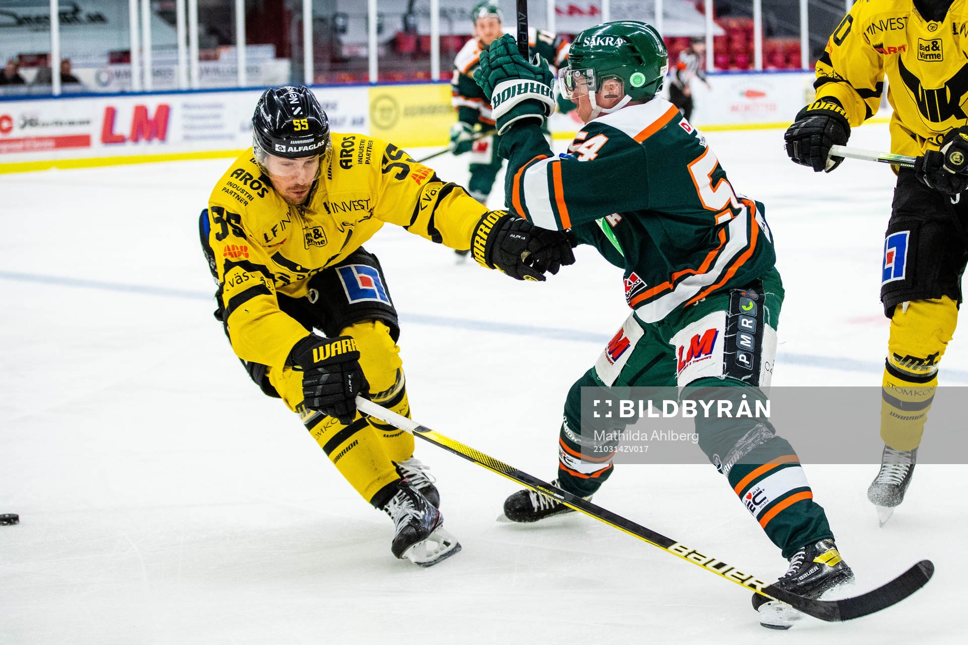Västerås Alex Trivellato och Kristianstads Johan Lundgren