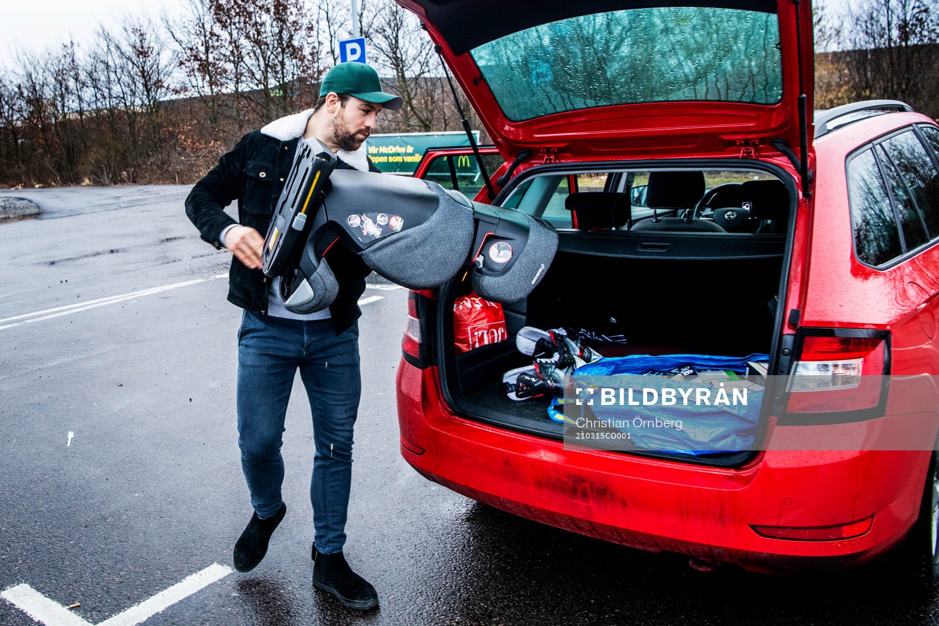 Hockeyspelarn Mattias Persson, Marcus Olsson, Christopher