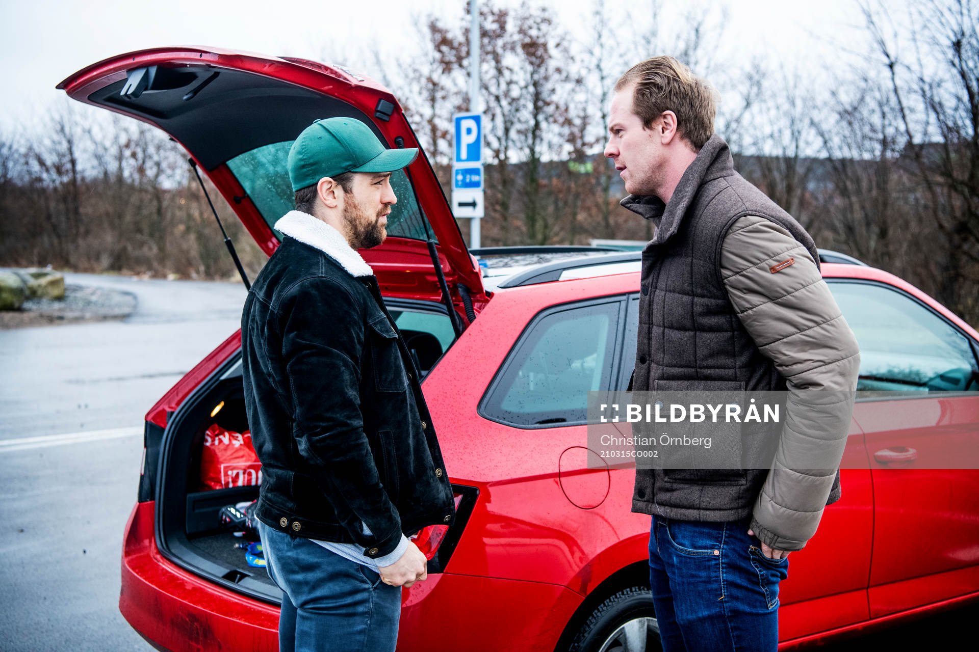 Hockeyspelarn Mattias Persson, Marcus Olsson, Christopher