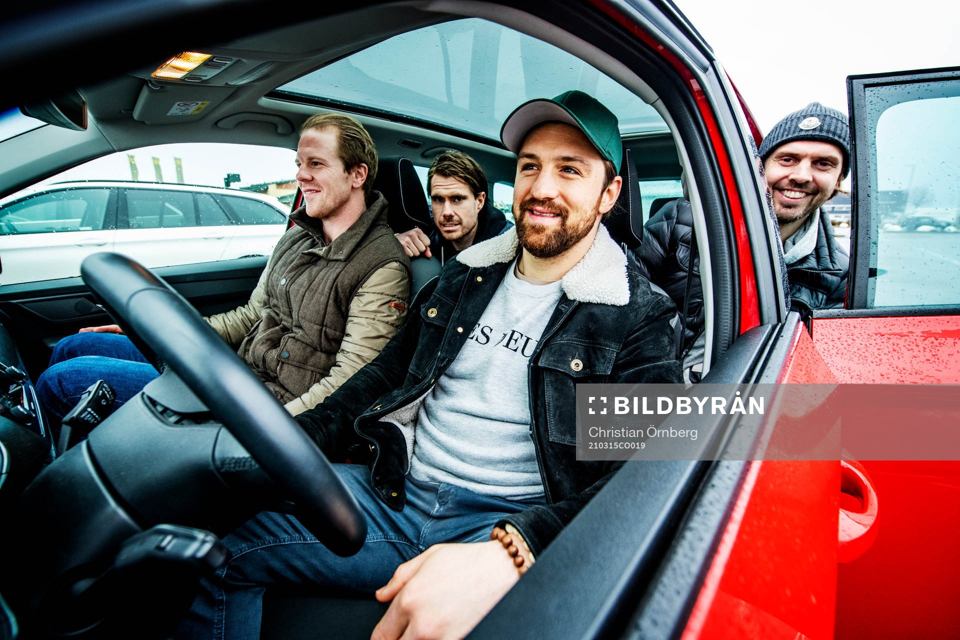 Hockeyspelarn Mattias Persson, Marcus Olsson, Christopher