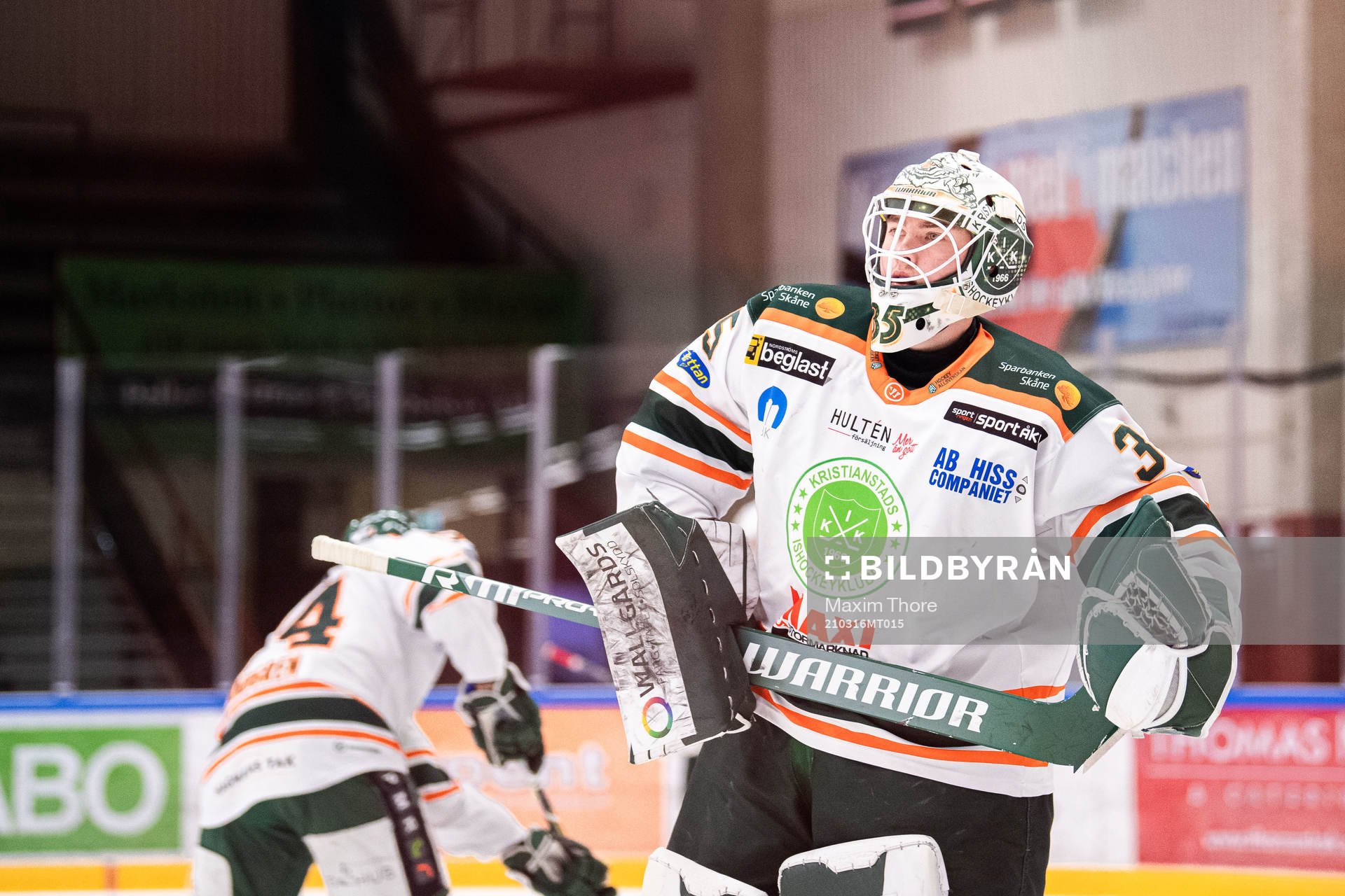 Kristianstads målvakt Calle Clang