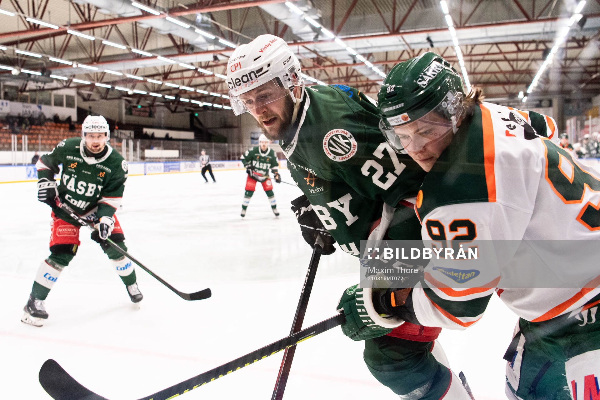 Väsbys Ricard Blidstrand och Kristianstads Dennis Svensson