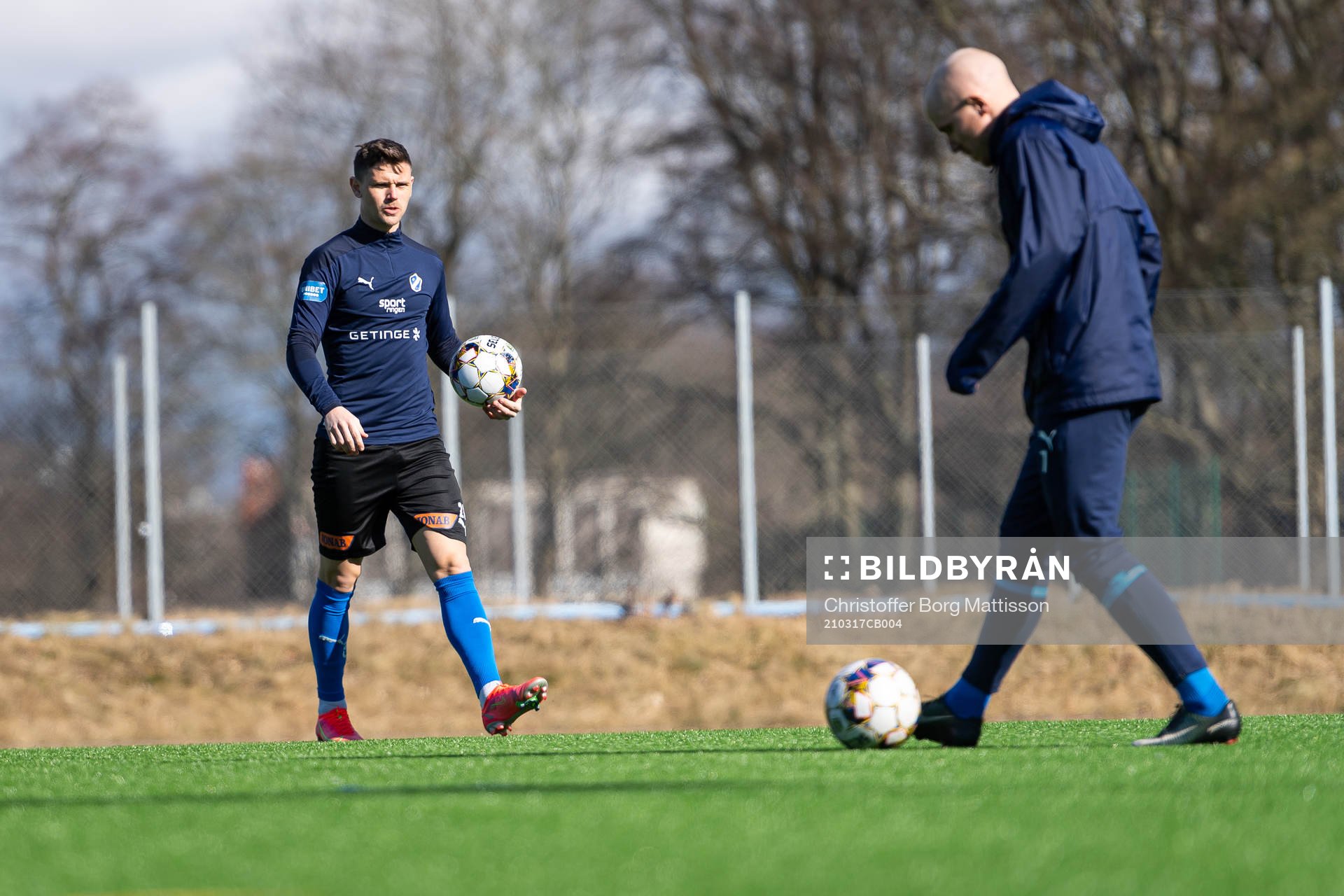 Halmstads Marcus Antonsson och Simon Lundevall