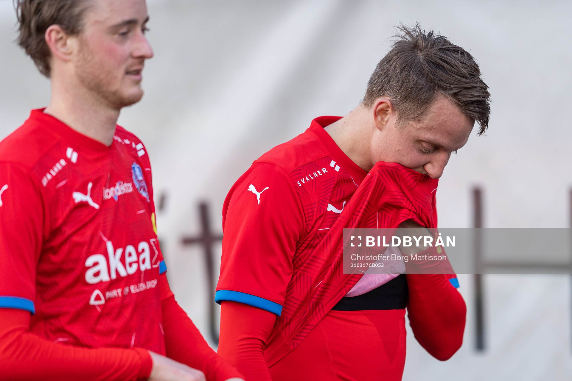 Helsingborgs Rasmus Jönsson och Viktor Lundberg deppar
