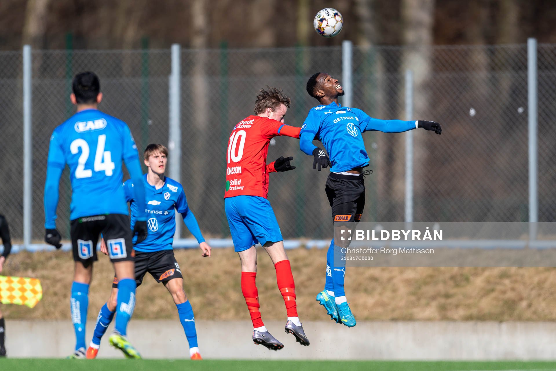 Halmstads Sadat Karim i nickduell med Helsingborgs Rasmus
