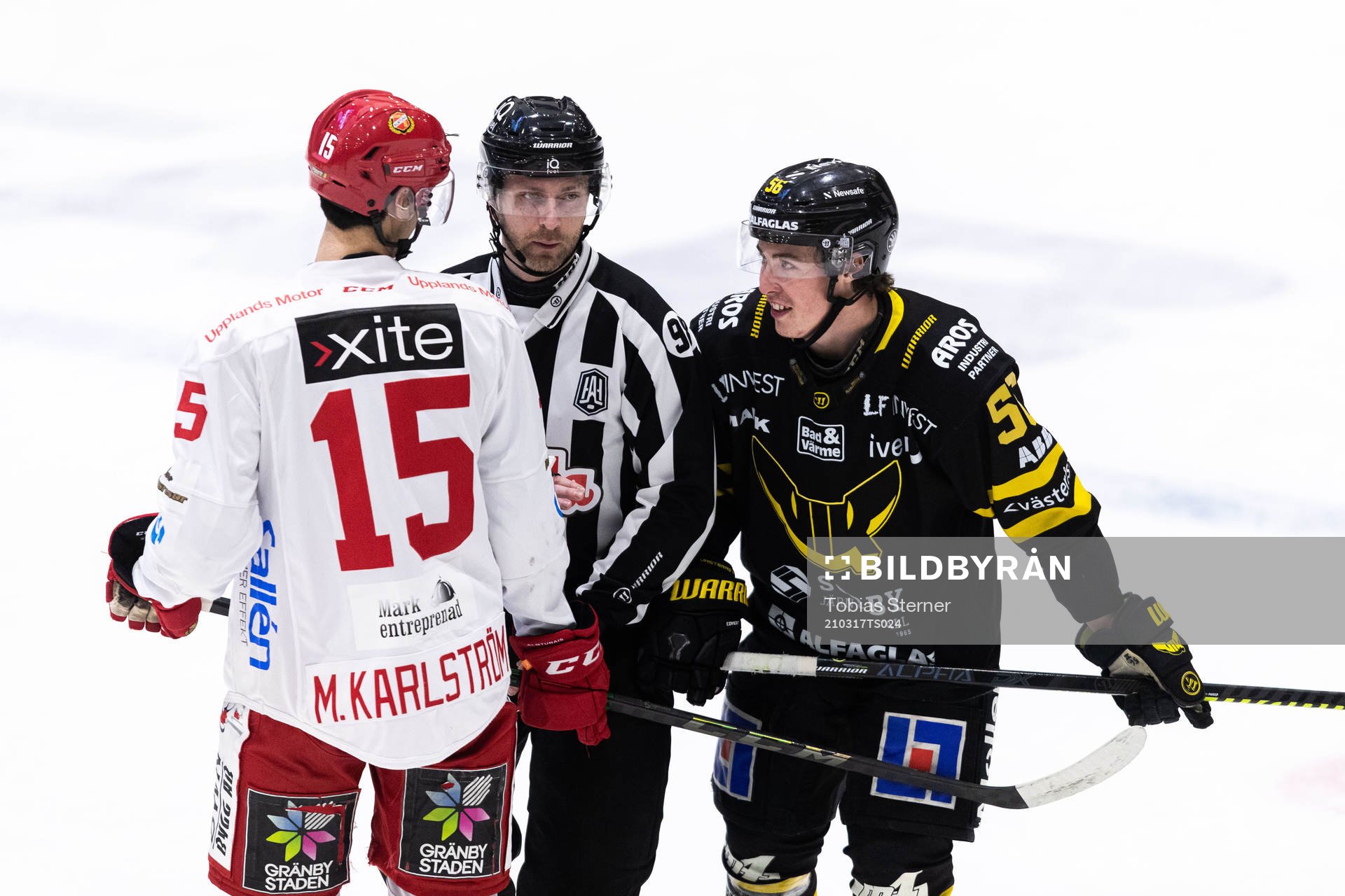 Almtunas Marcus Karlström och Västerås Alexander Lunsjö