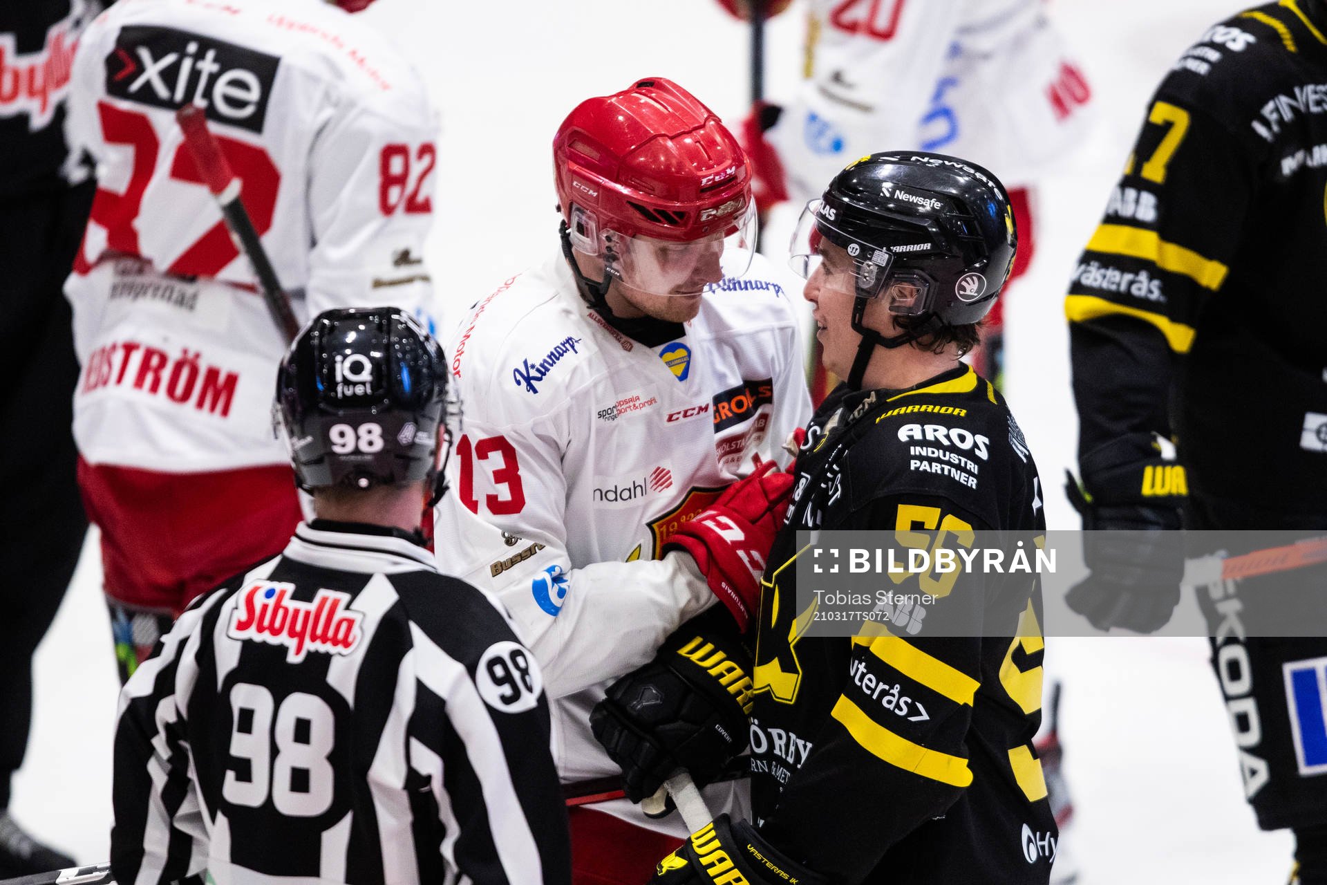 Almtunas Tobias Liljendahl och Västerås Alexander Lunsjö