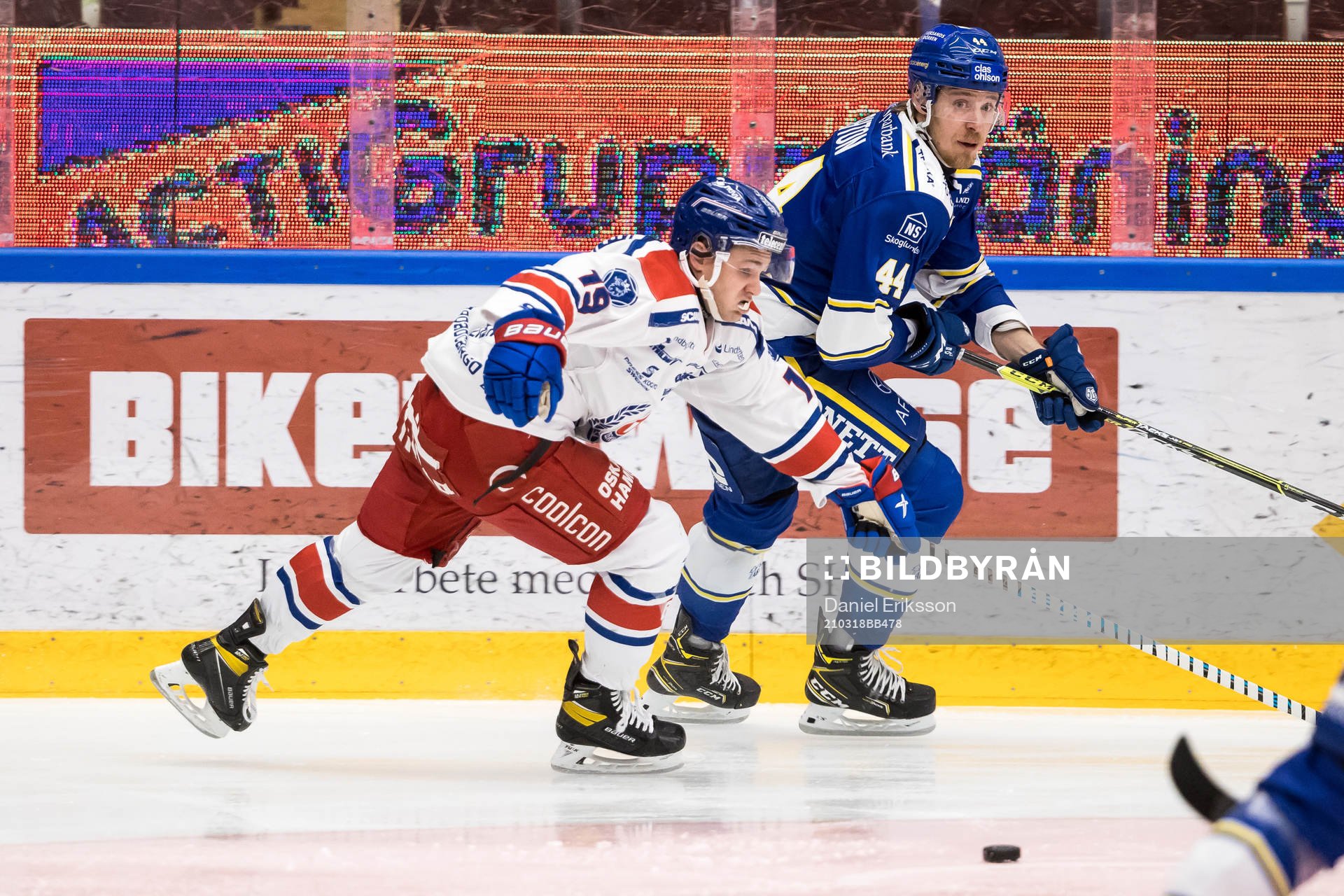 Oskarshamns Tyler Kelleher och Leksands Carter Ashton