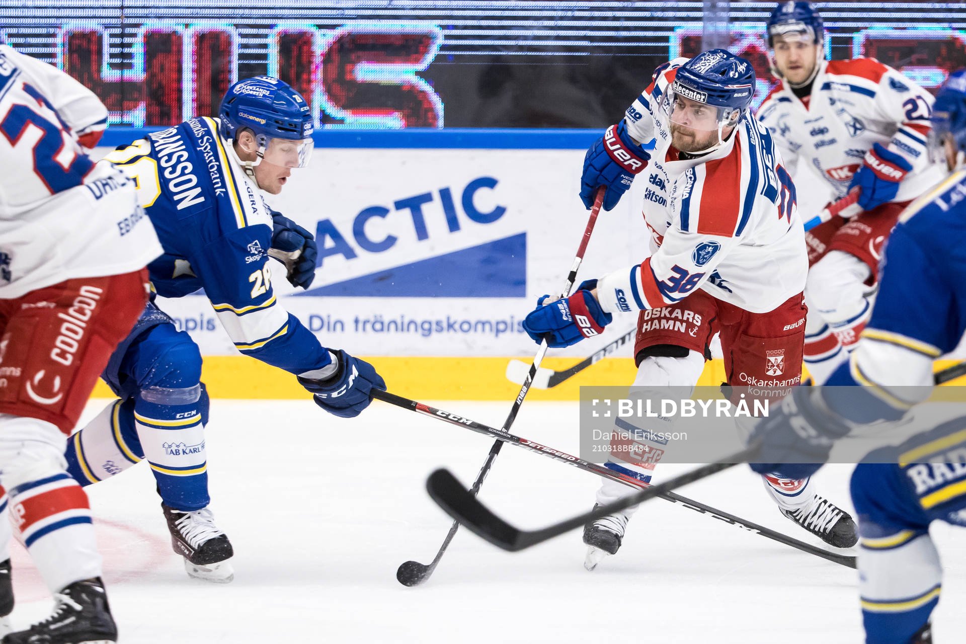 Leksands Mattias Göransson och Oskarshamns Nichlas Torp