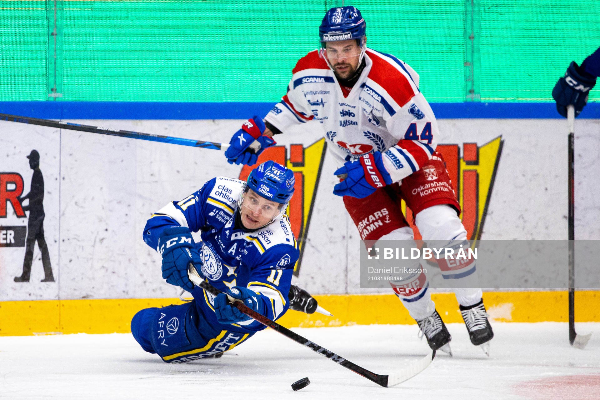 Leksands Martin Karlsson och Oskarshamns Nolan Zajac