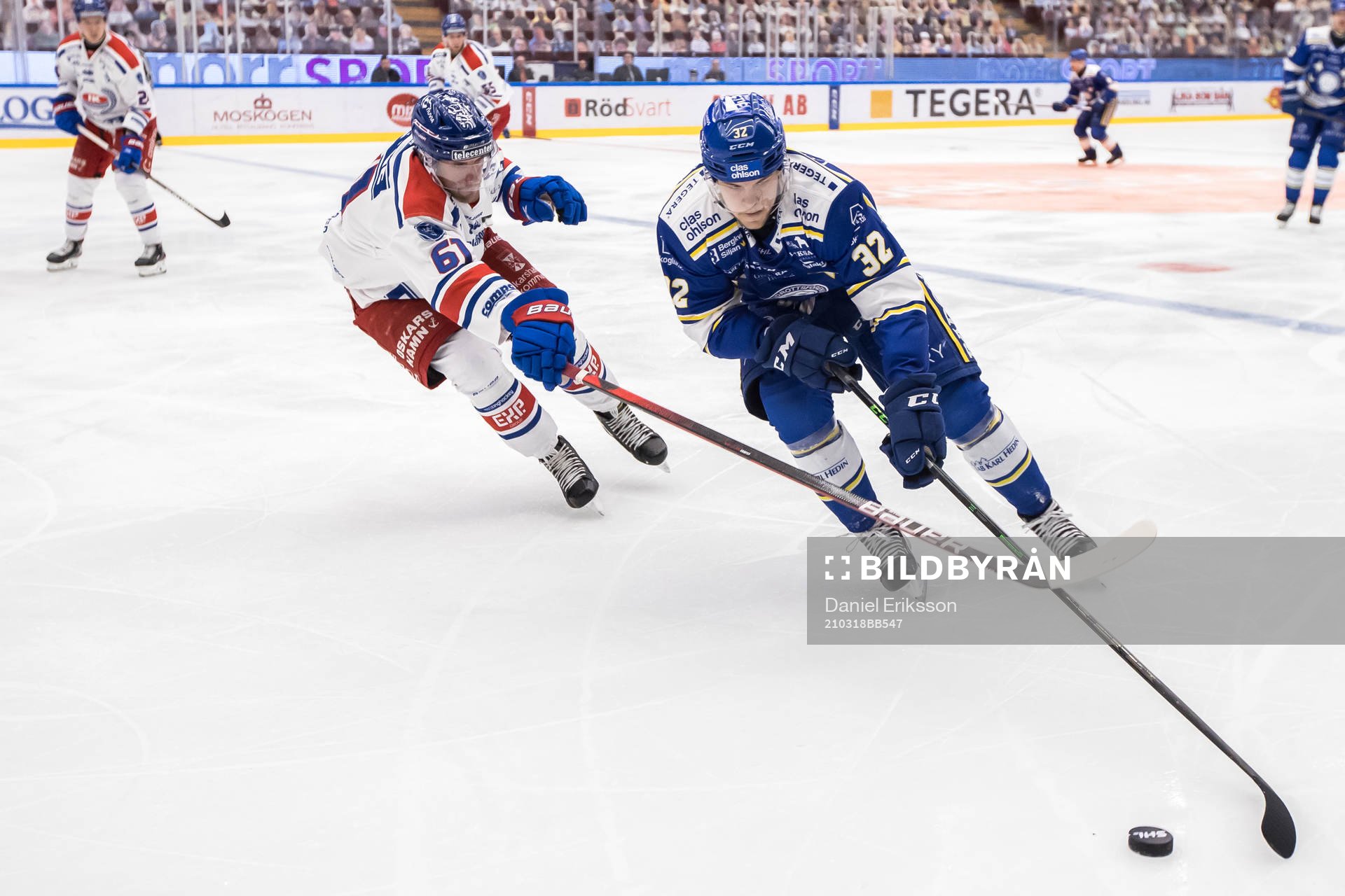 Oskarshamns Emil Wahlberg och Leksands Jesper Kandergård