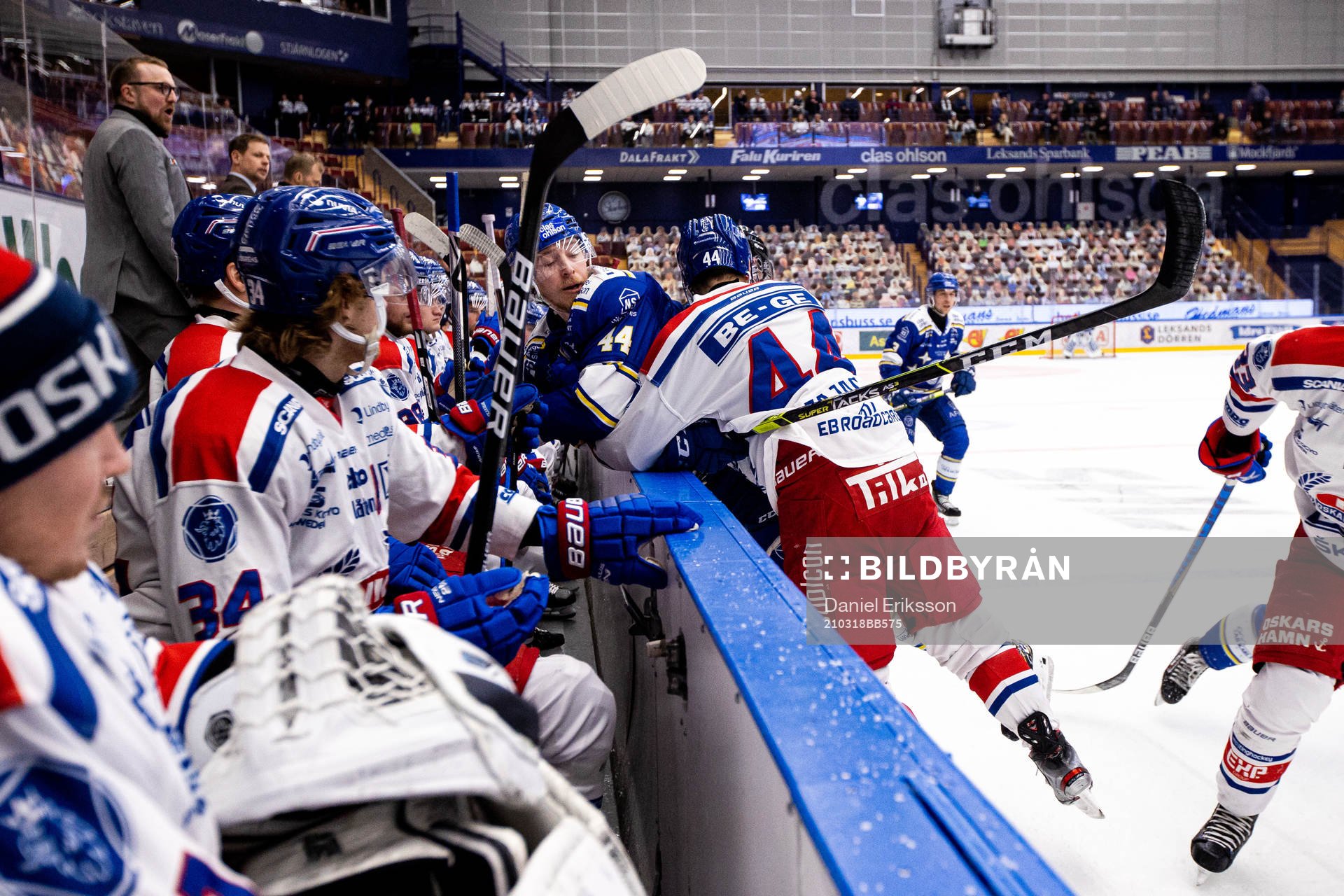 Oskarshamns Nolan Zajac och Leksands Ashton Carter
