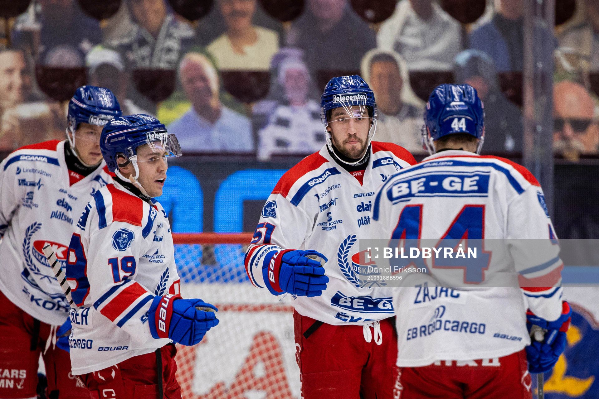 Oskarshamns Tyler Kelleher, Max Veronneau och Nolan Zajac