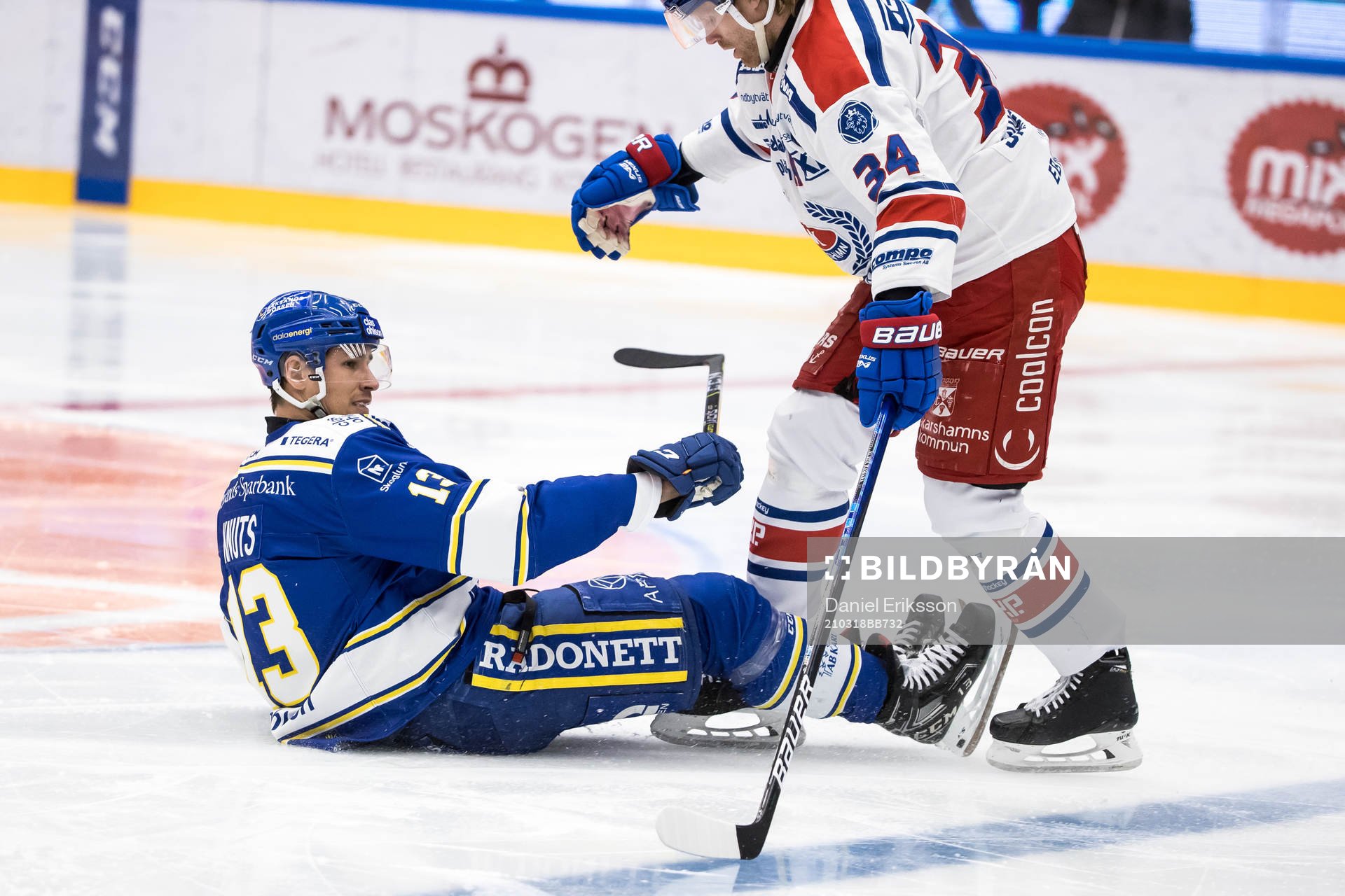Leksands Jon Knuts och Oskarshamns Philip Samuelsson