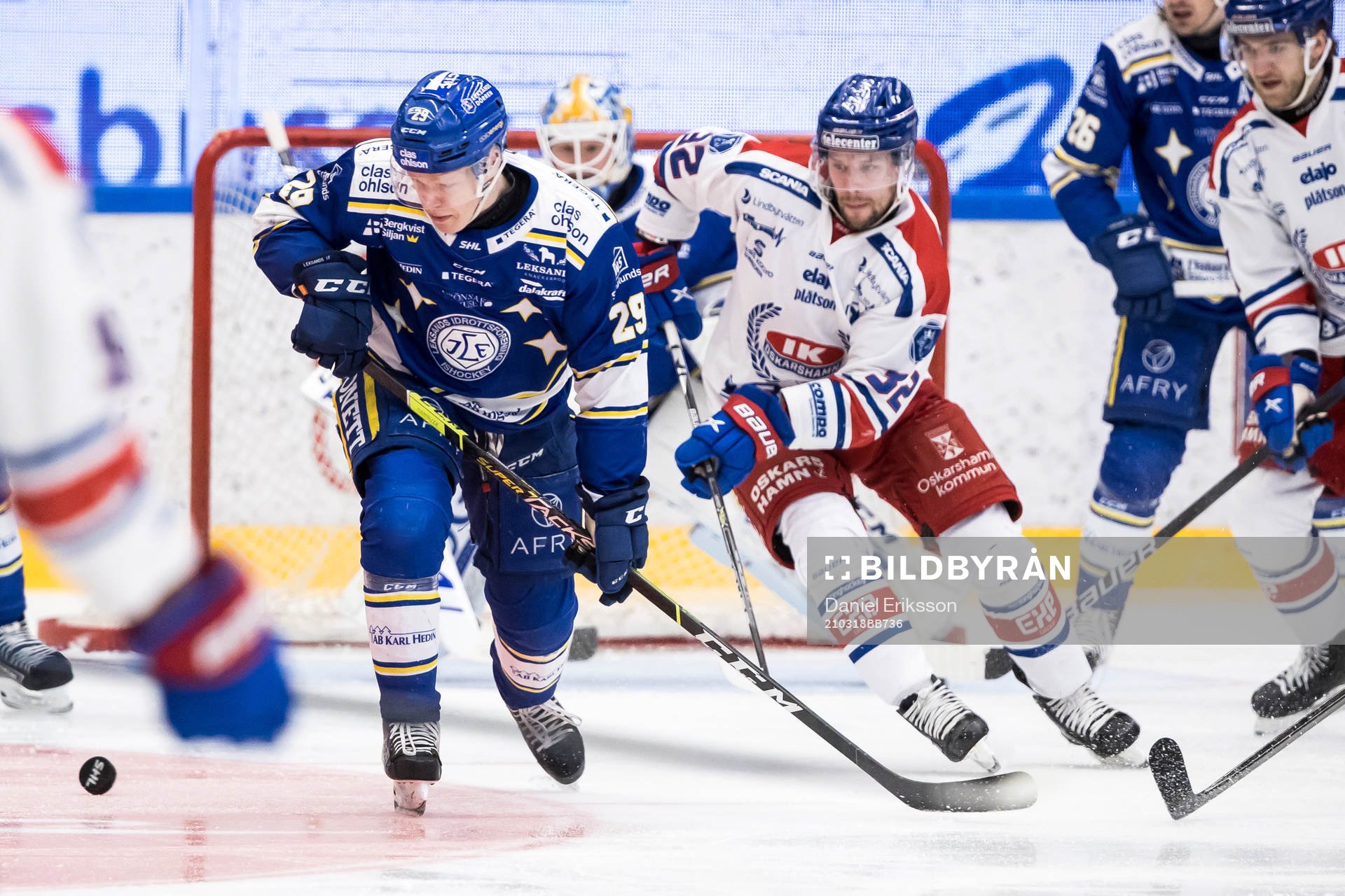 Leksands Emil Heineman och Oskarshamns Markus Modigs