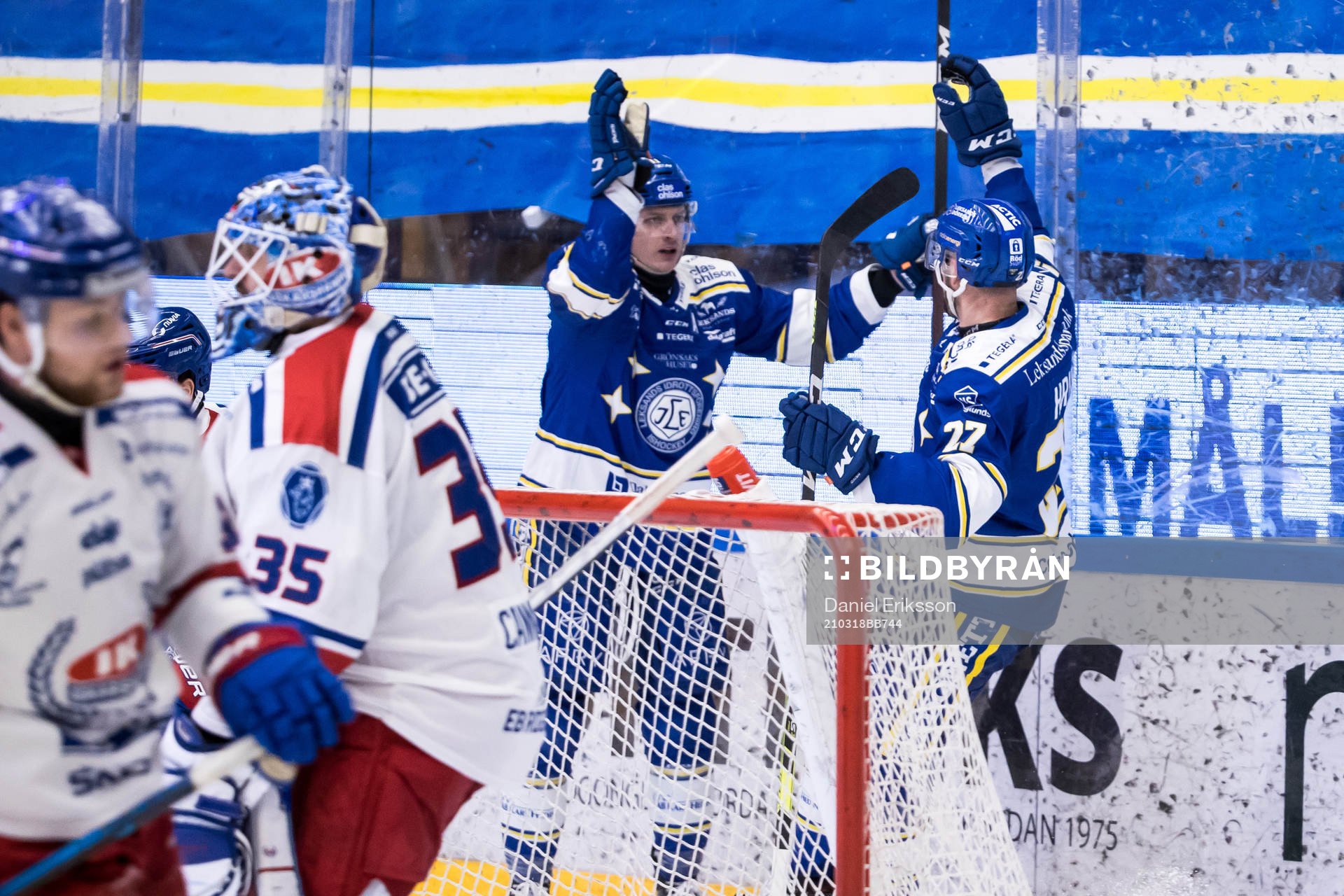 Leksands Marek Hrivik jubel