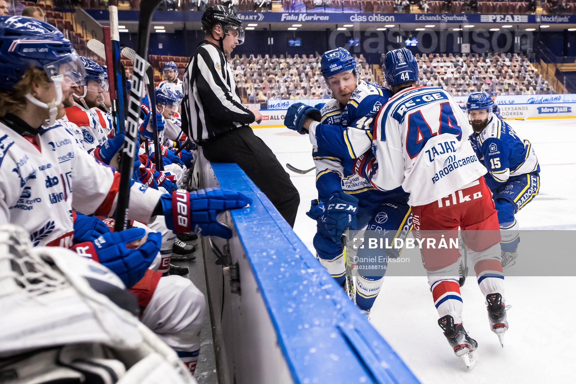 Leksands Carter Ashton och Oskarshamns Nolan Zajac och