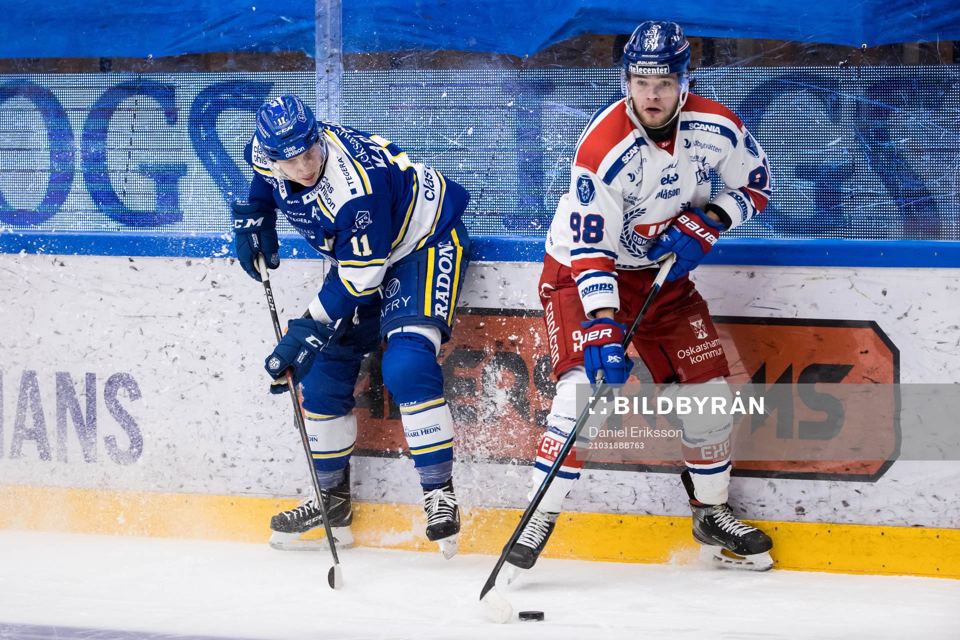 Leksands Martin Karlsson och Oskarshamns Oliver Larsen
