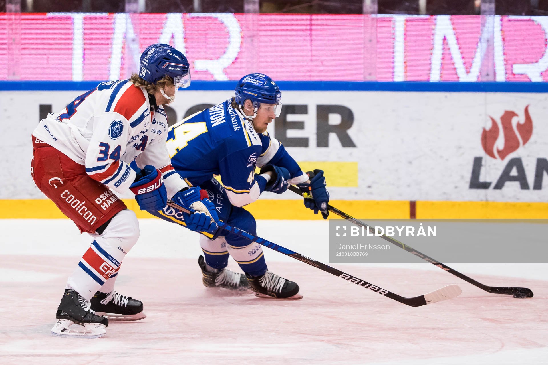 Oskarshamns Philip Samuelsson och Leksands Carter Ashton