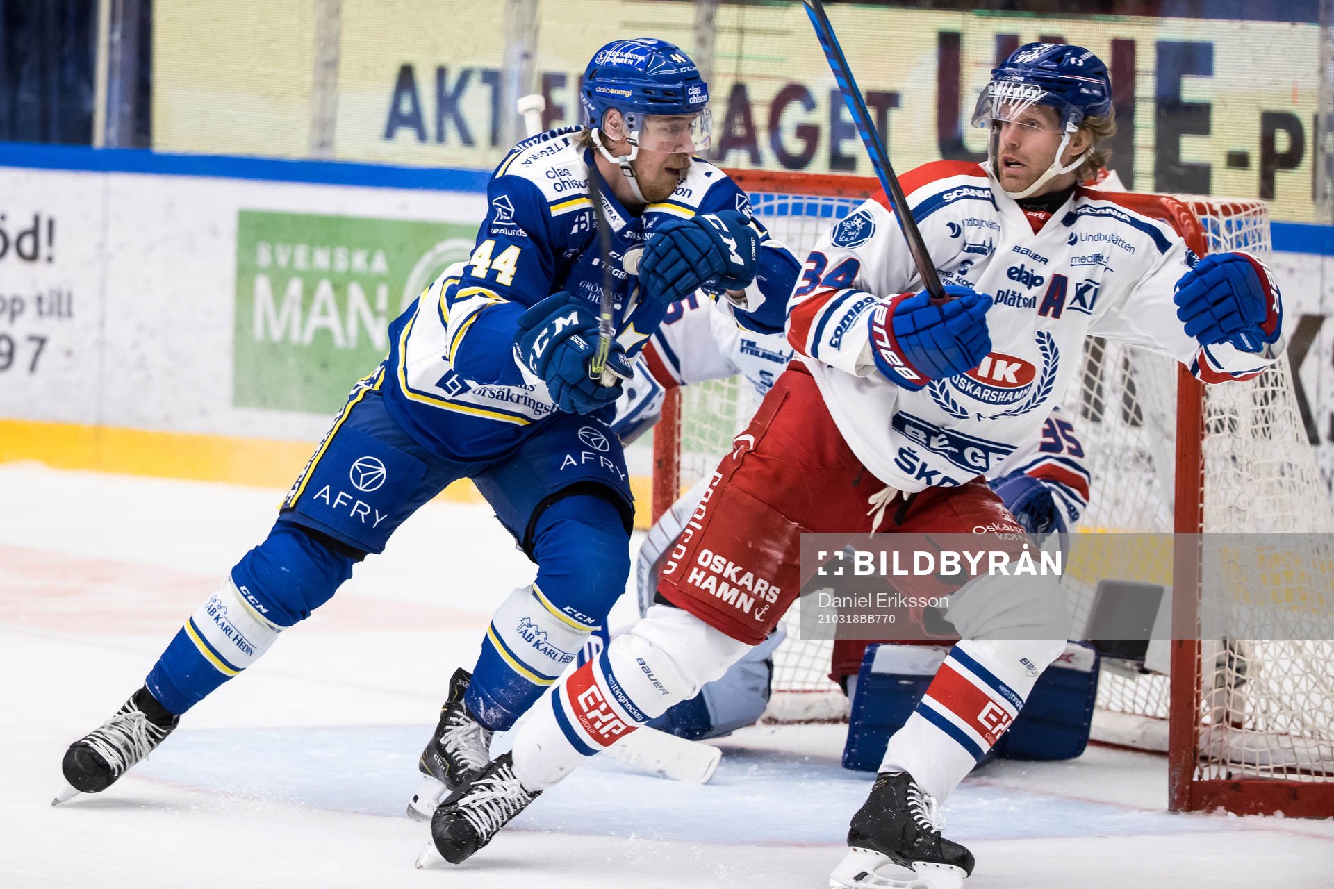 Oskarshamns Philip Samuelsson och Leksands Carter Ashton