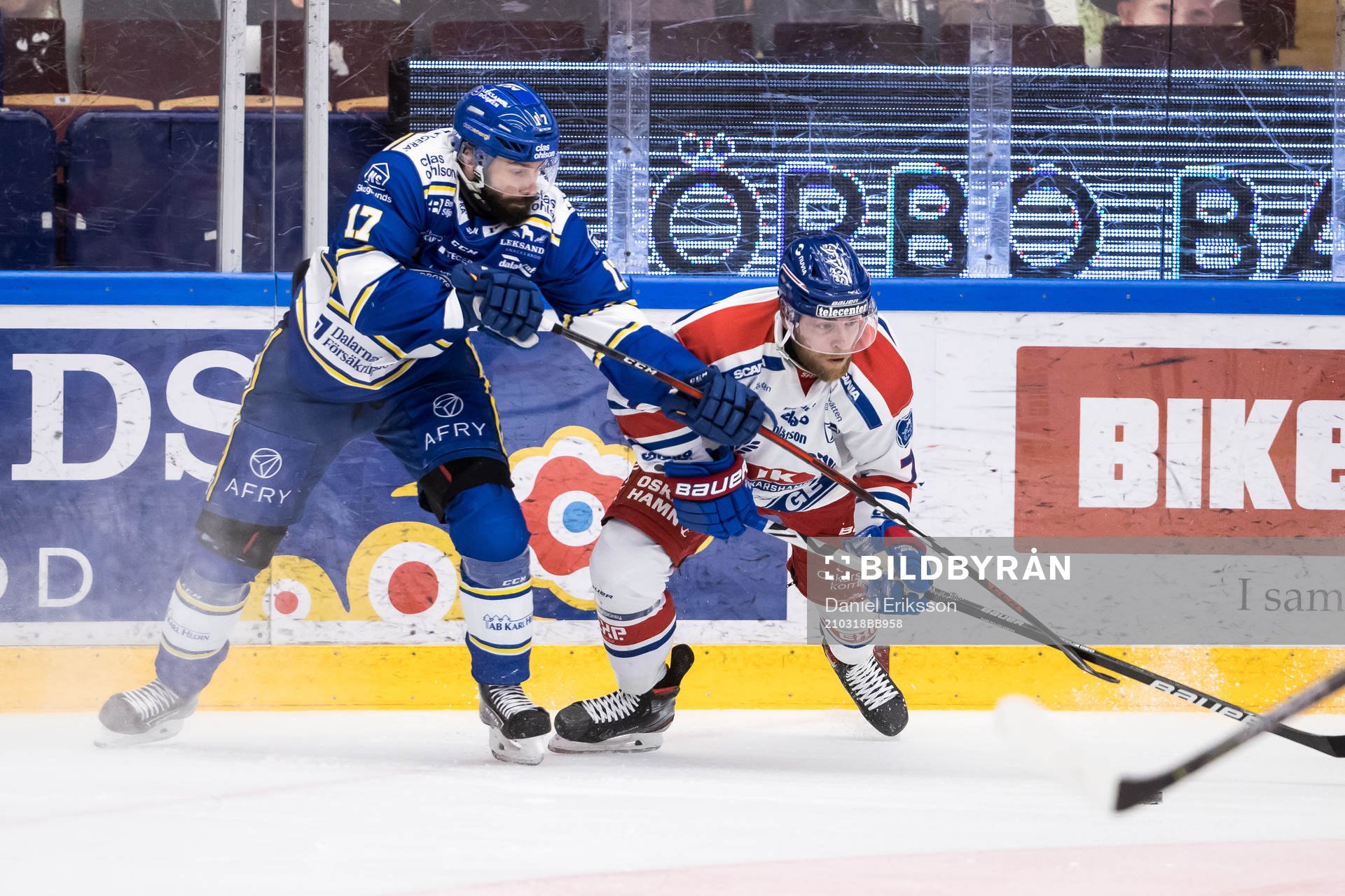 Leksands Daniel Olsson Trkulja och Oskarshamns Adam Janosik