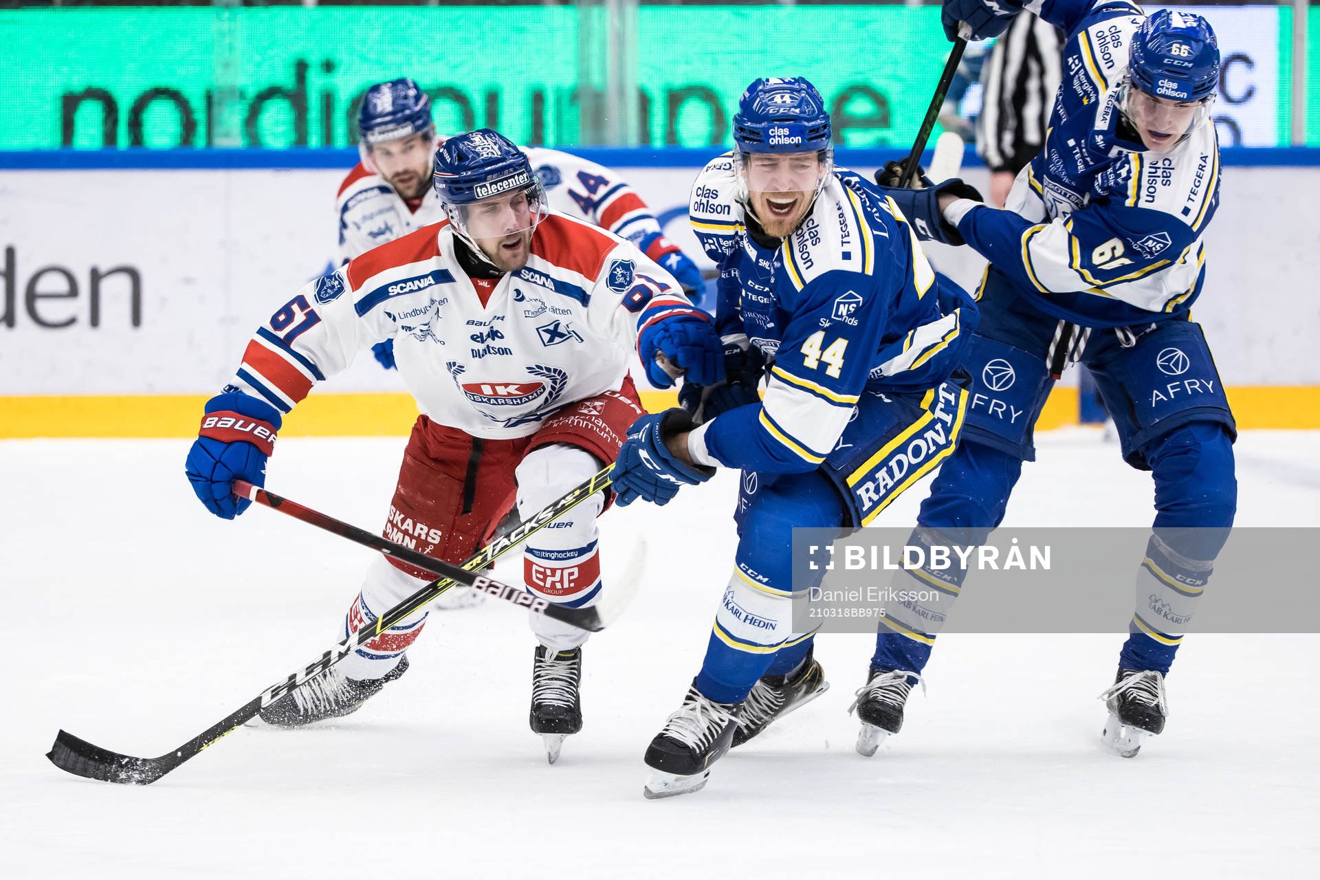 Oskarshamns Emil Wahlberg och Leksands Nils Åman