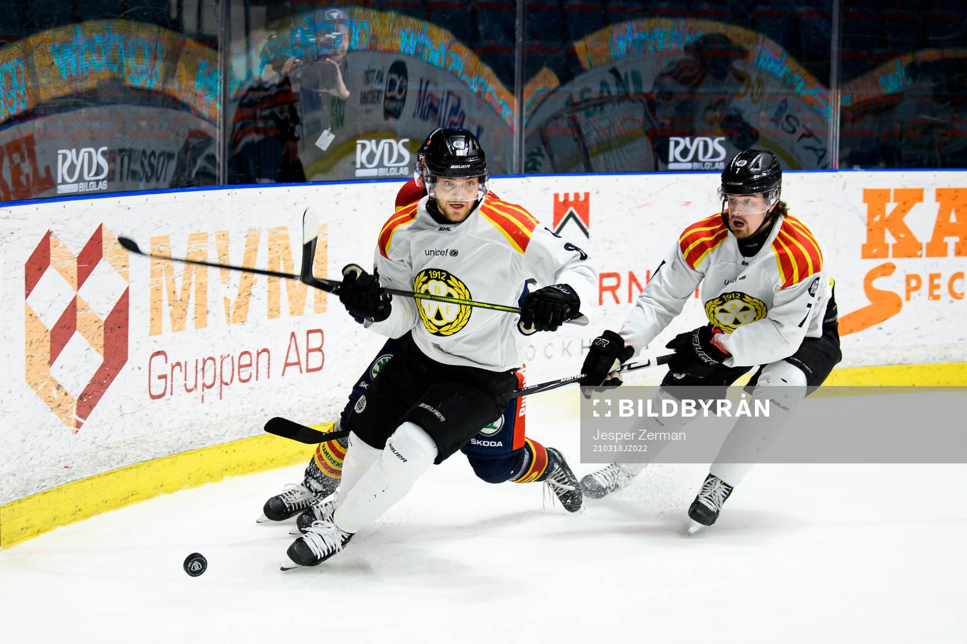Brynäs Jadeon Descheneau och Marcus Björk