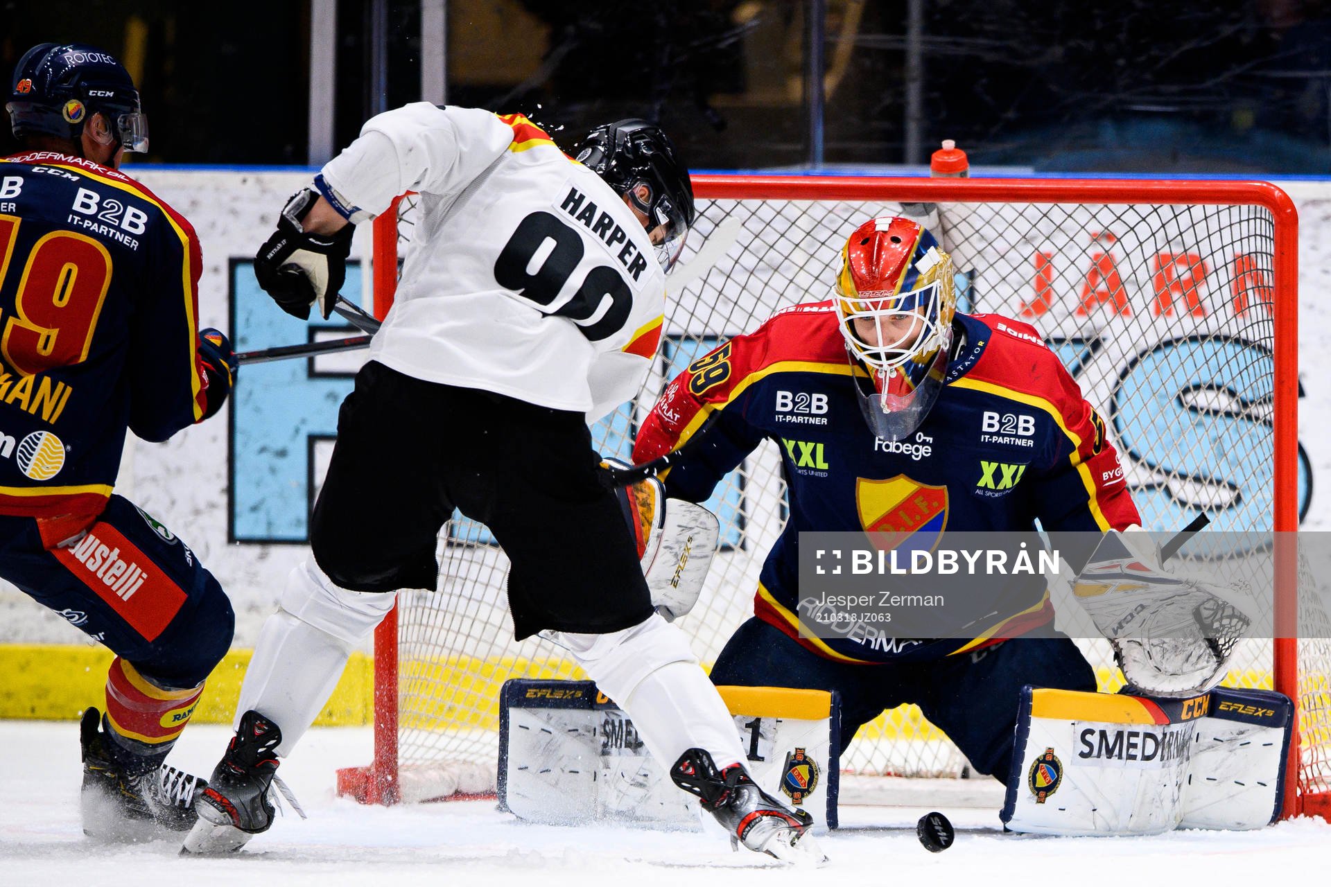 Brynäs Shane Harper och Djurgårdens Rhett Rakhshani