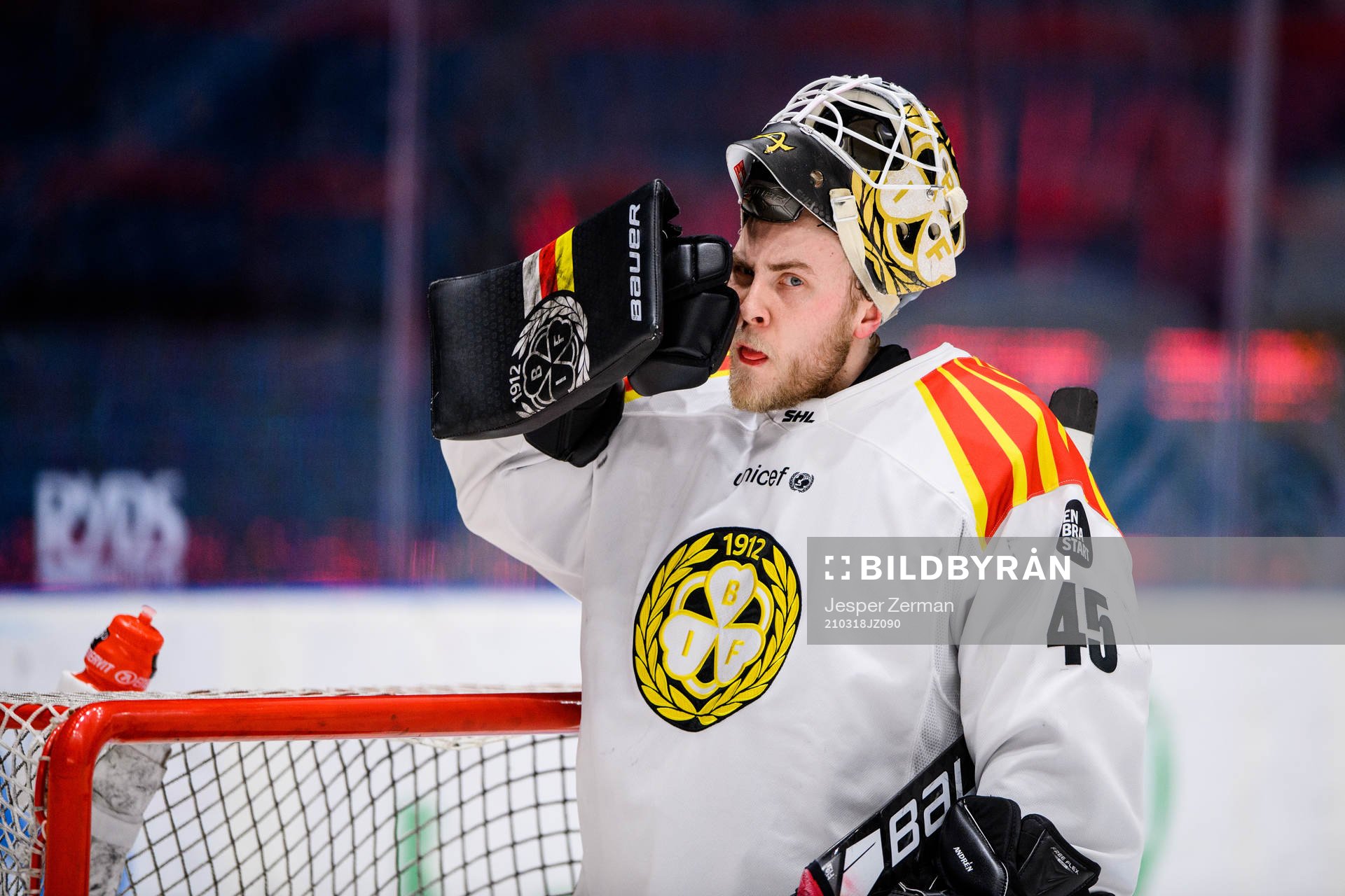 Brynäs målvakt Viktor Andrén