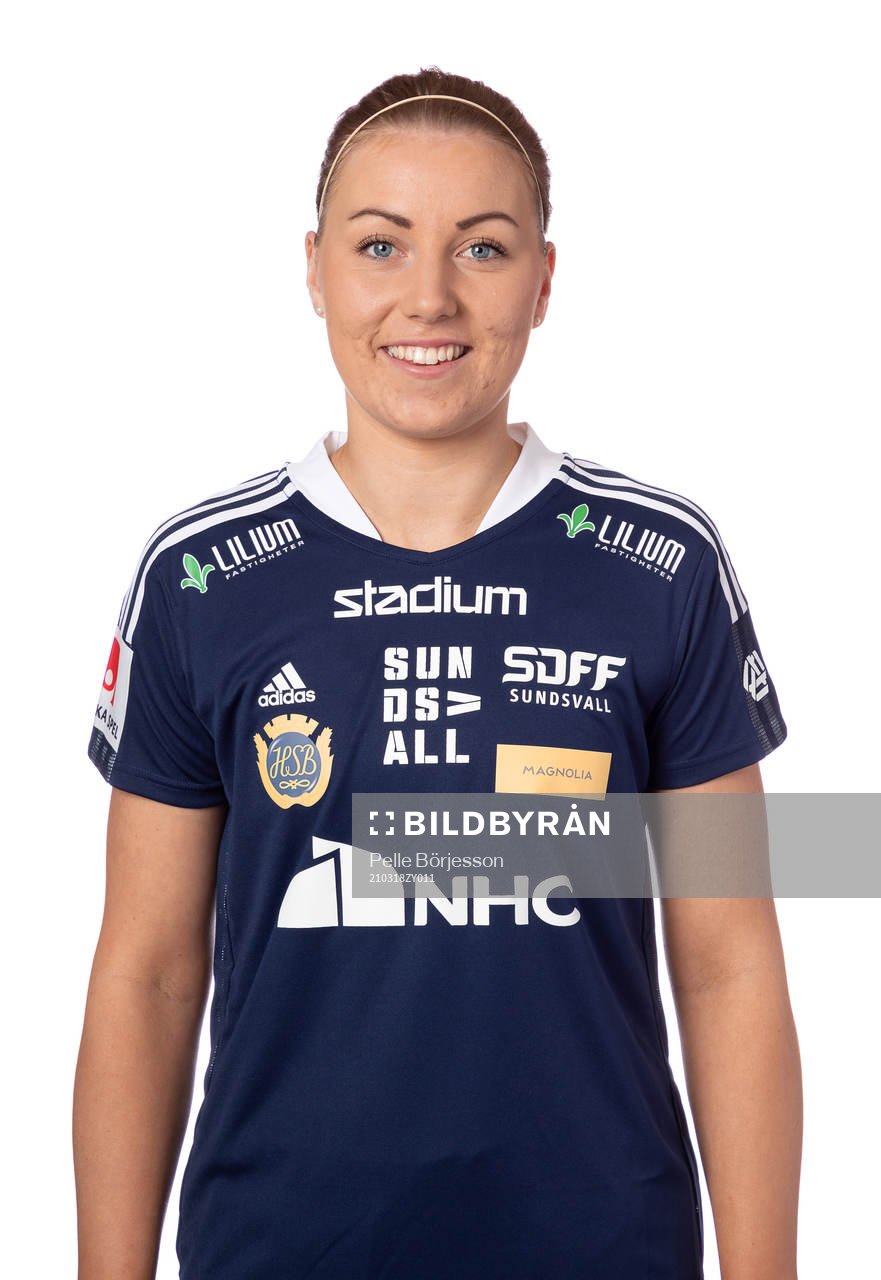 Sundsvalls Amanda Hagelberg poserar för ett porträtt den 18 mars 2021 i Sundsvall.