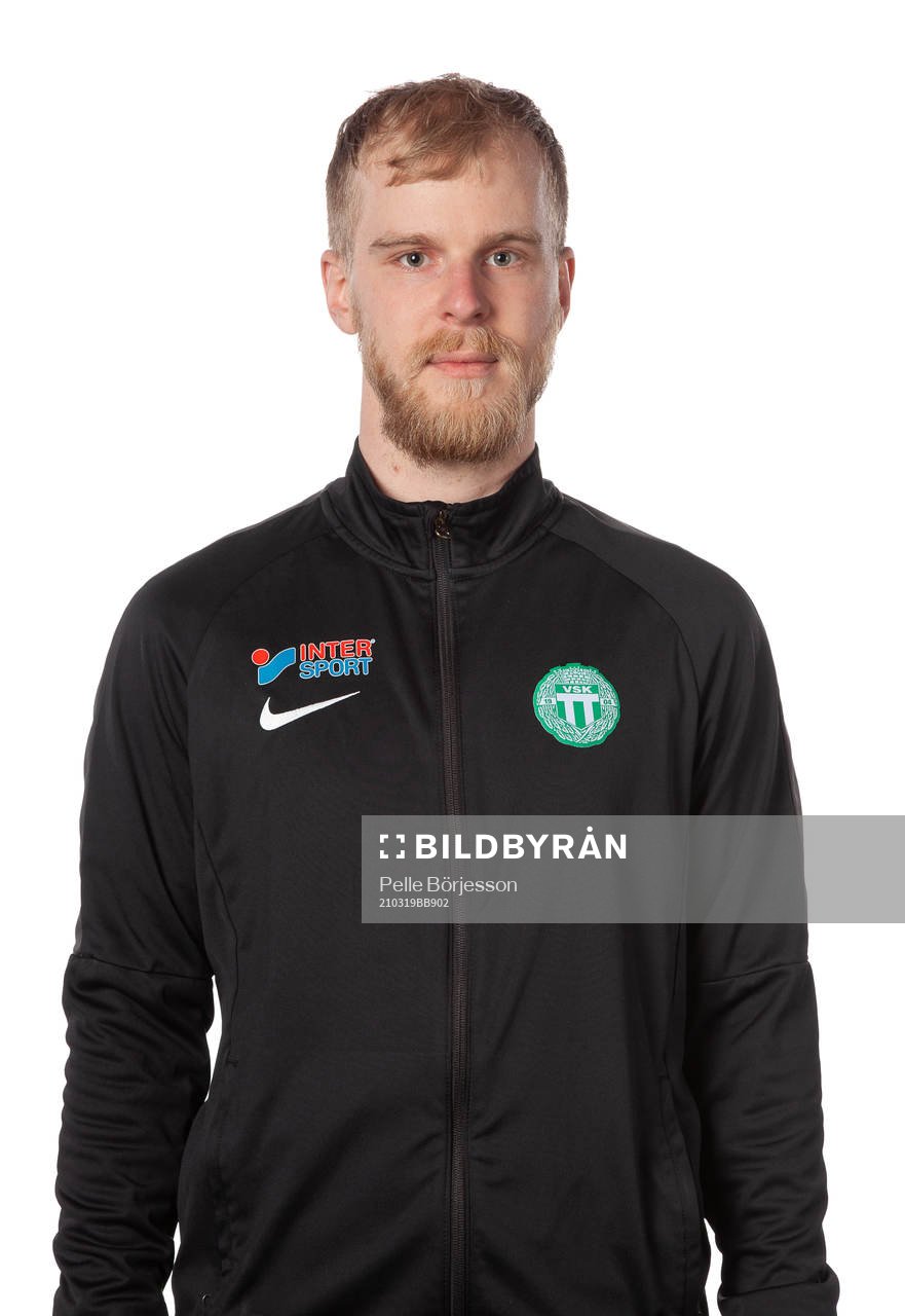 Västerås videoanalytiker Andreas Kristiansson poserar för ett porträtt den 19 mars 2021 i Västerås.