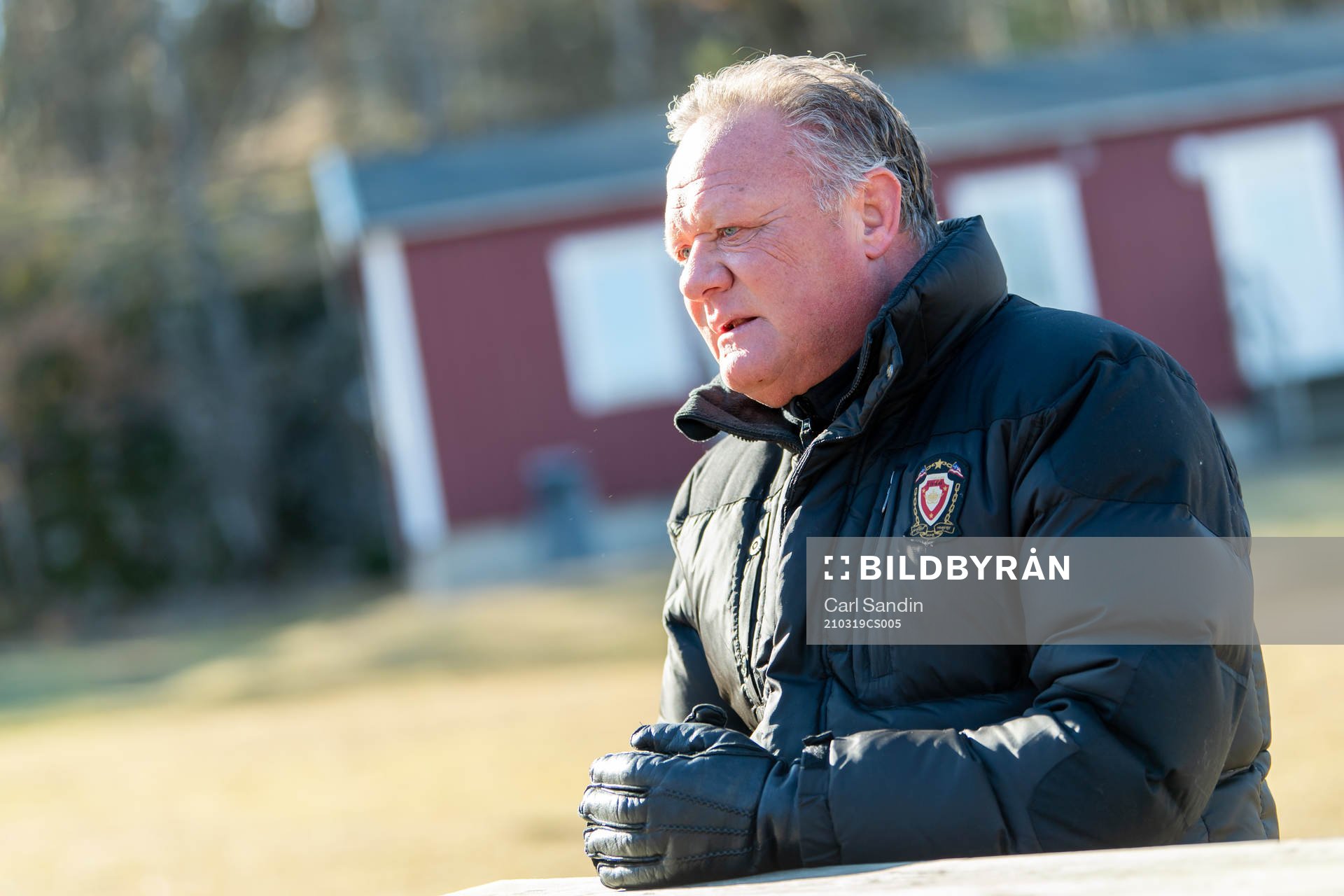 Örgrytes f.d. ordförande Joacim Nordh blir intervjuad