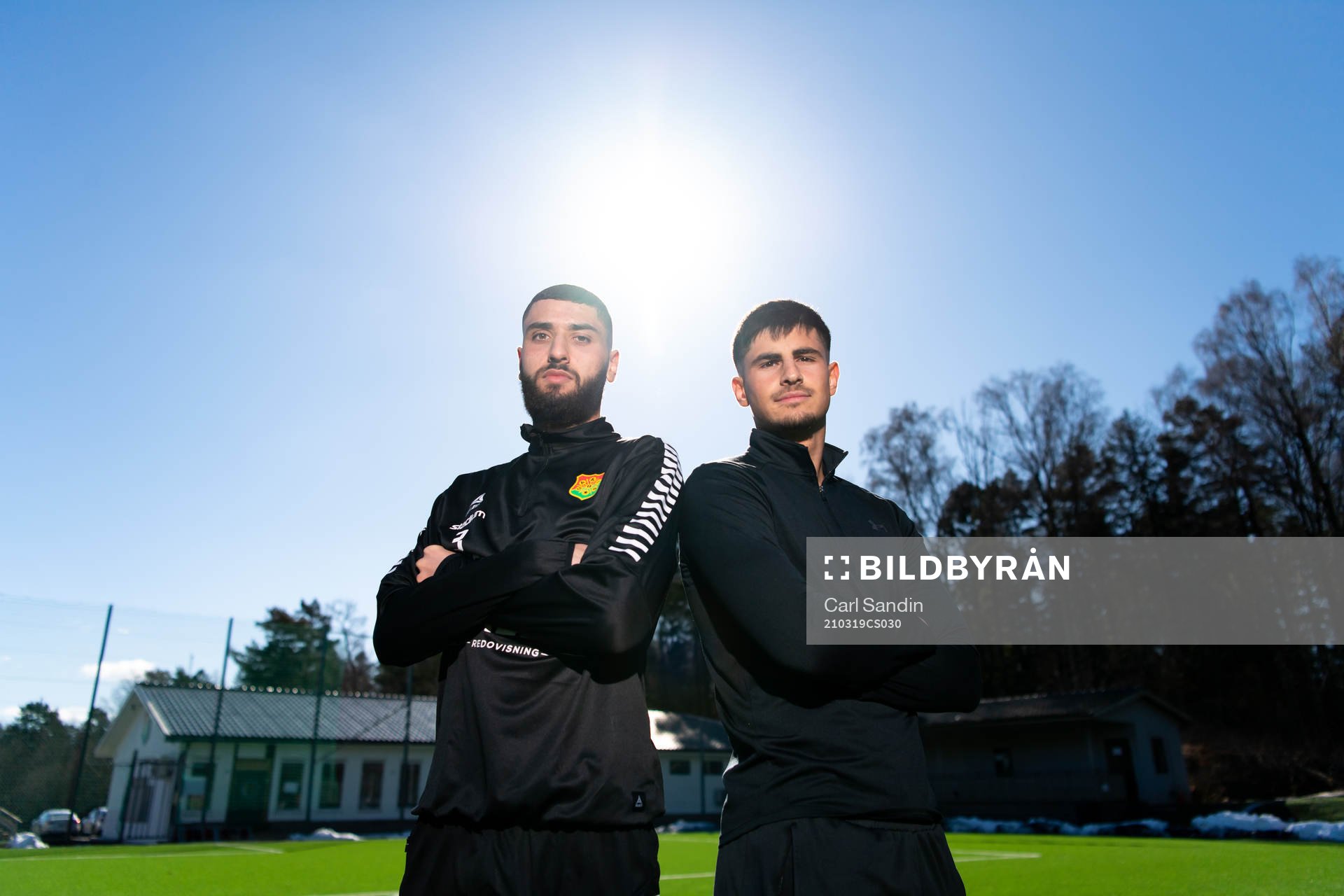Gais Emin Grozdanic och Aiham Ousouunder blir intervjuade