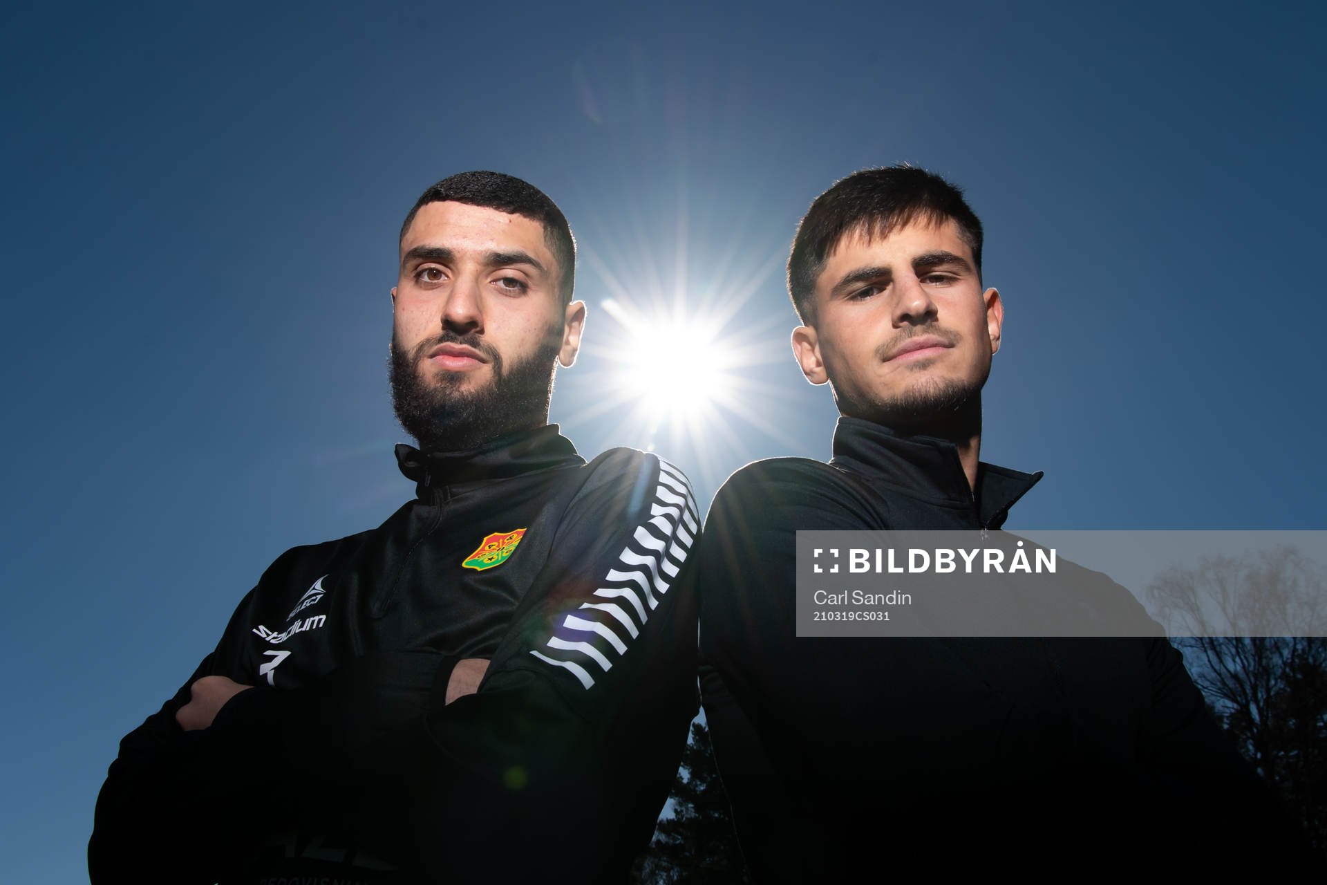 Gais Emin Grozdanic och Aiham Ousouunder blir intervjuade